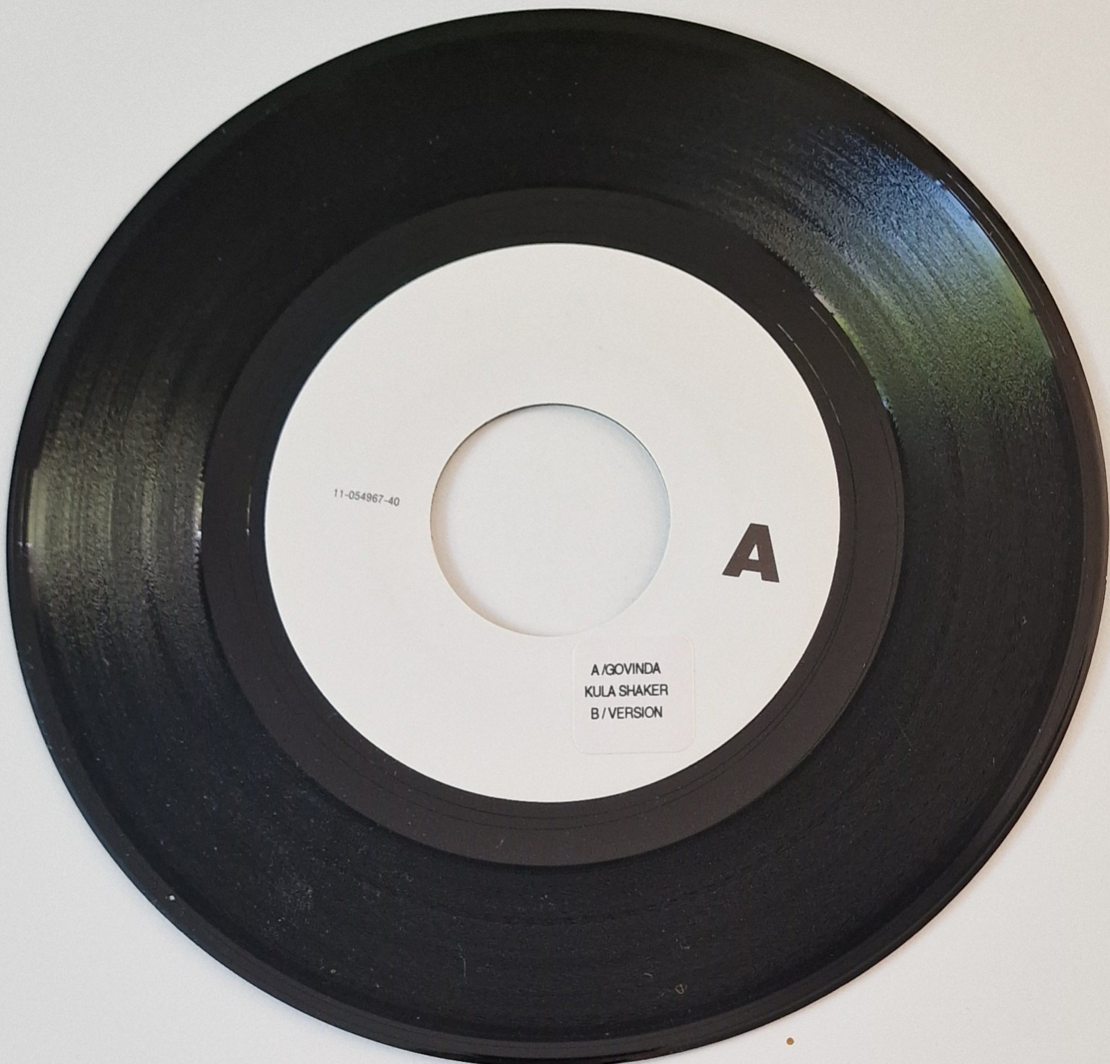 Kula Shaker Govinda B Version 1996 7″ Jukebox Single Vinyl Record 11-054967-40