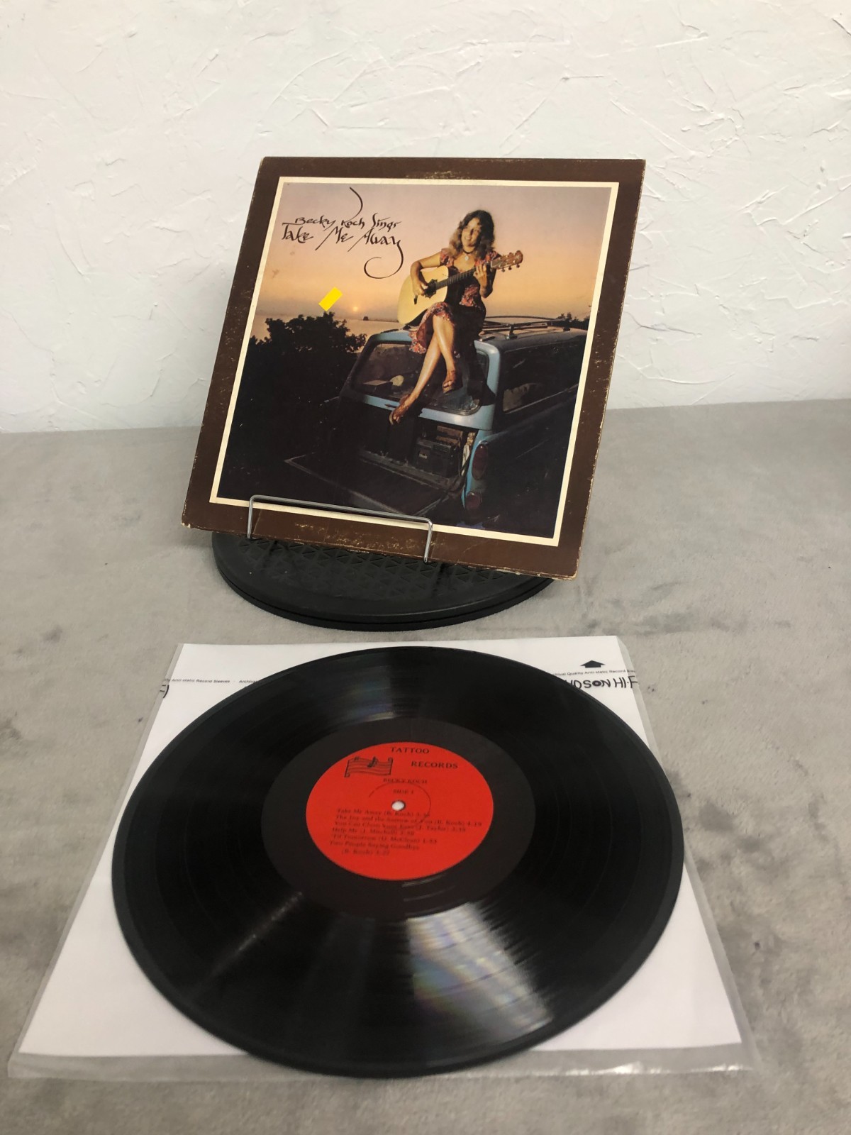 Becky Koch Sings Take Me Away – Kalamazoo – 1977 Tattoo Records VG+ (FL43)
