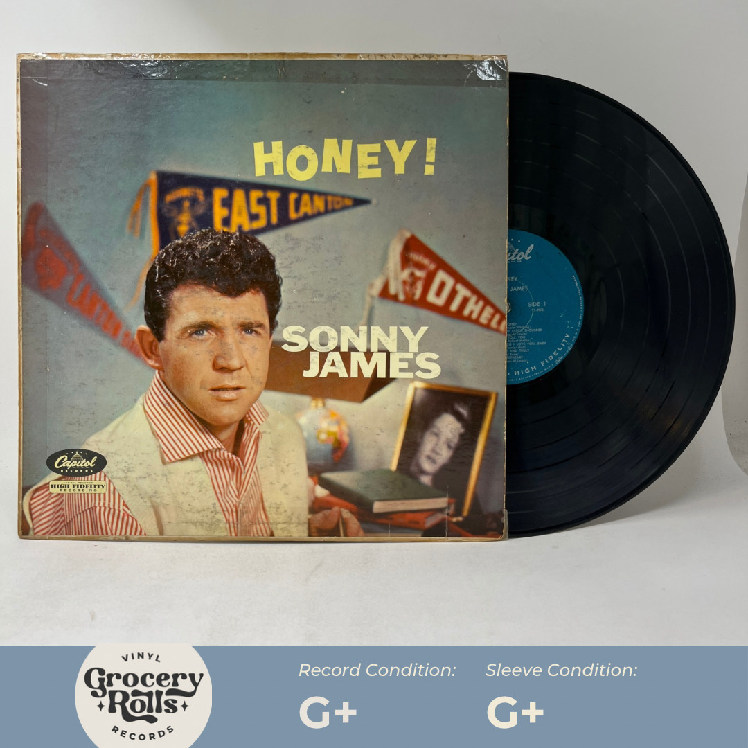 Sonny James – Honey! Vinyl LP Good Plus (G+)/Good Plus (G+)