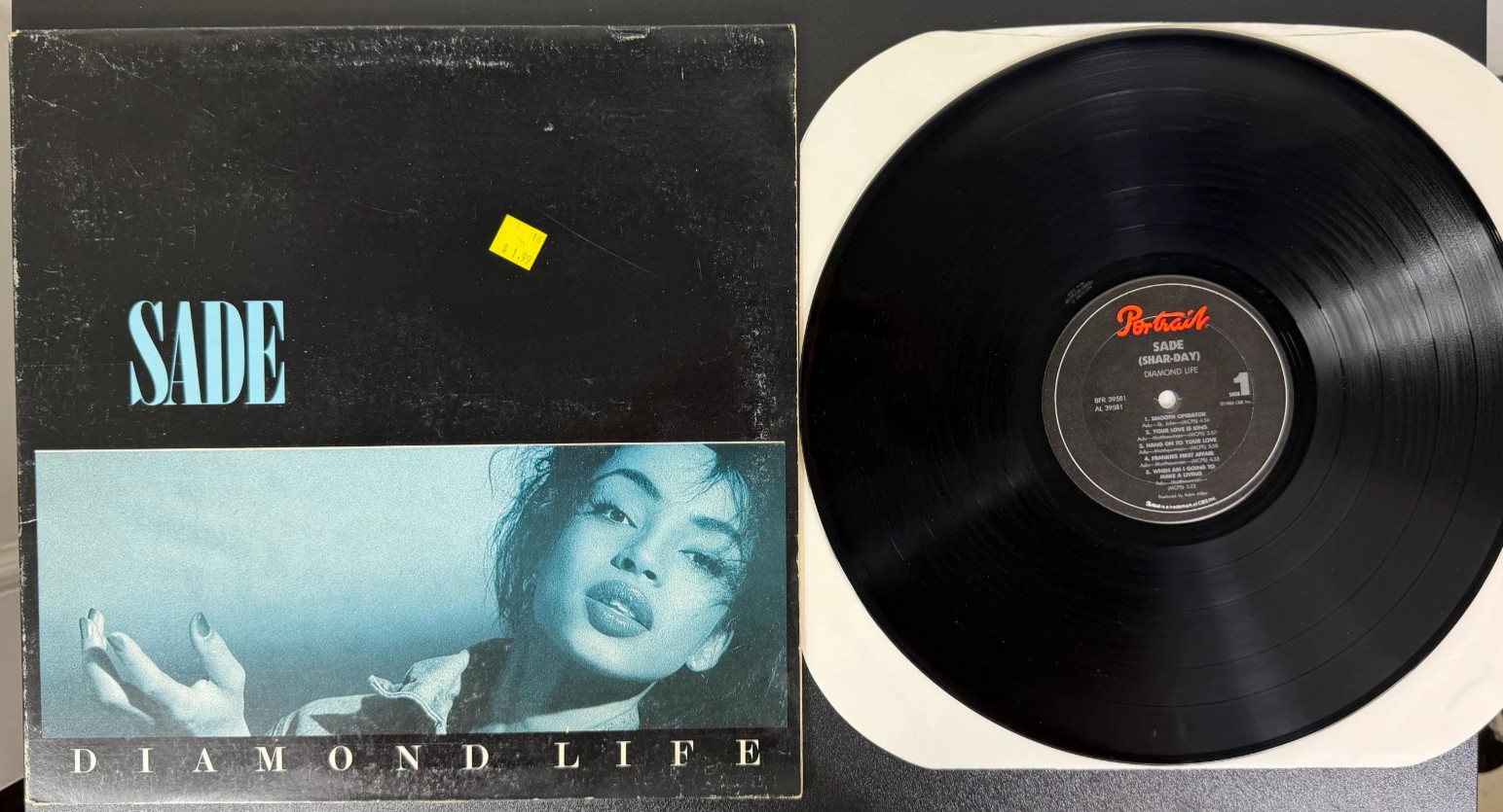 SADE Diamond Life PORTRAIT LP – EX/VG+