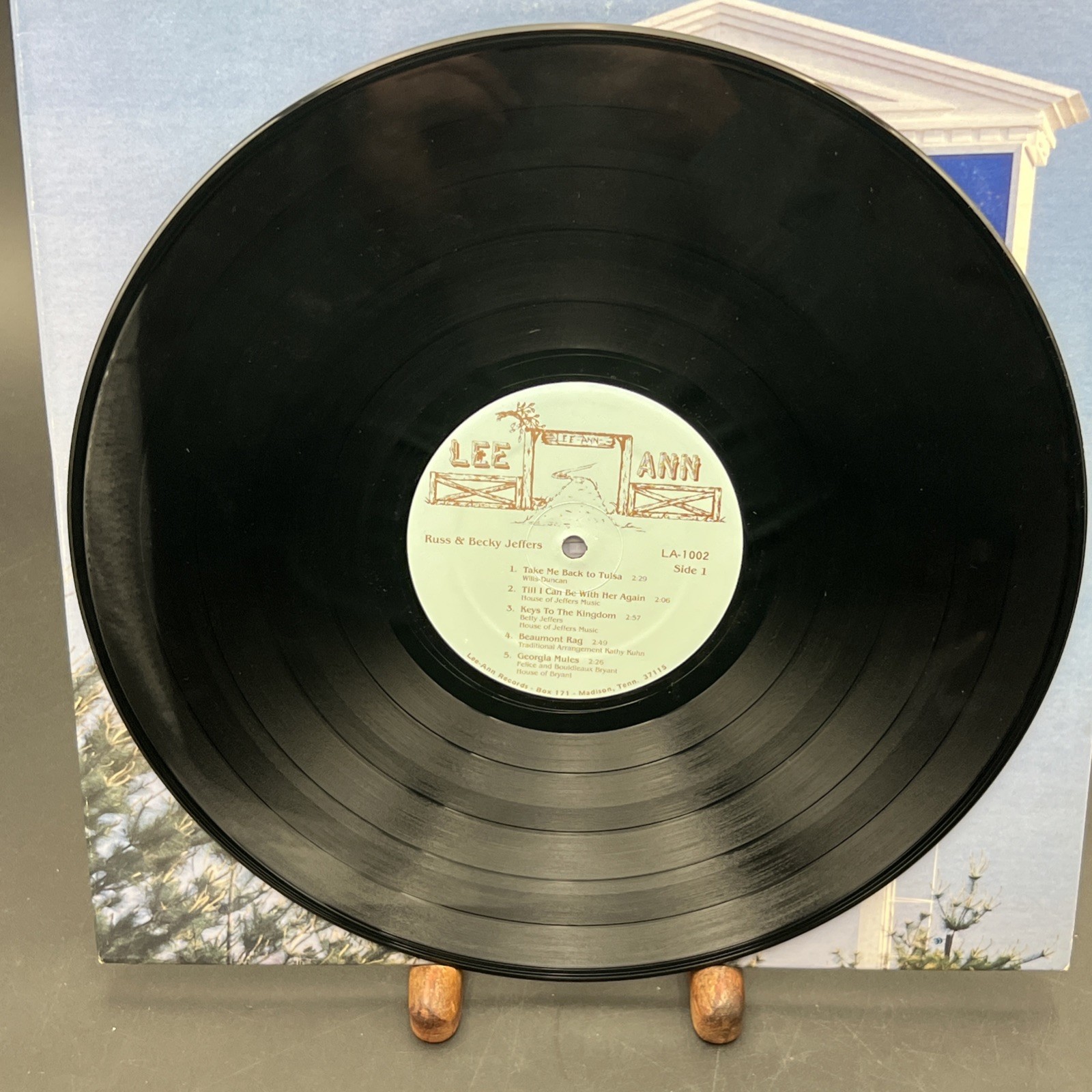 Russ & Becky Jeffers Band Opryland USA LA-1002 SIGNED Kathy Kuhn, Becky Jeffers