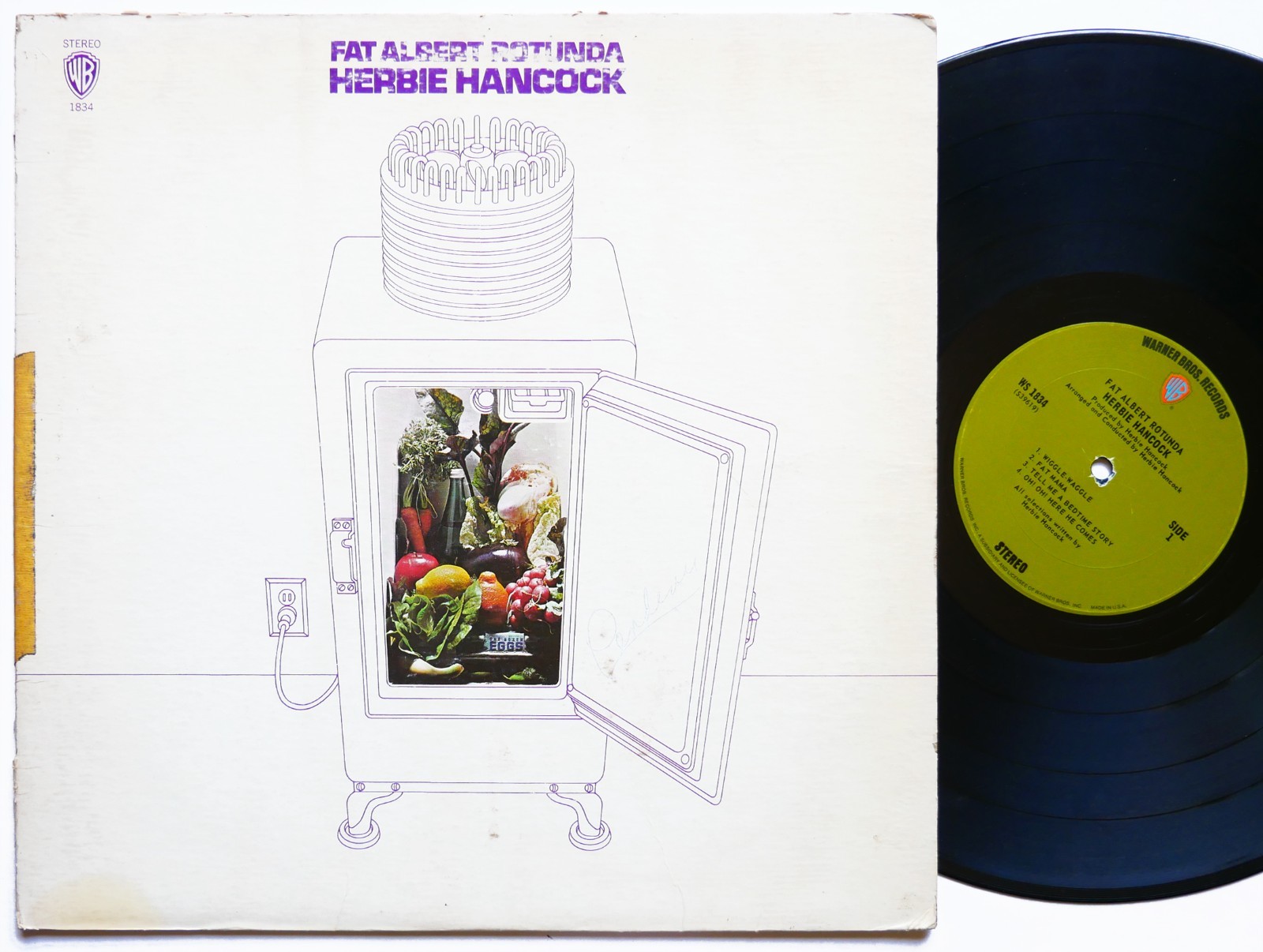 HERBIE HANCOCK Fat Albert Rotunda LP WARNER BROS. WS 1834 US 1969 Joe Henderson