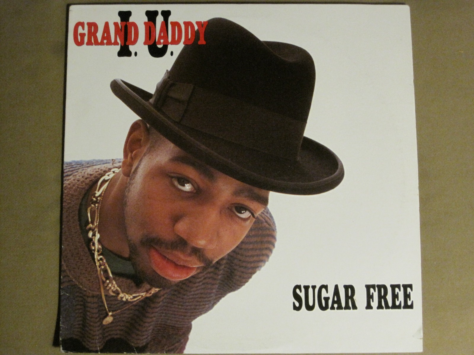 GRAND DADDY I.U. SUGAR FREE 12″ ORIG 1990 COLD CHILLIN PRO-A-4787 HIP HOP VG/VG+