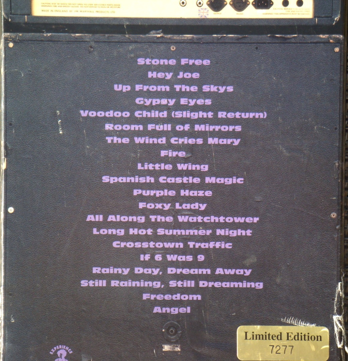 The Jimi Hendrix Classic Singles Collection L.E. Box Set #7277 / 10-45’s