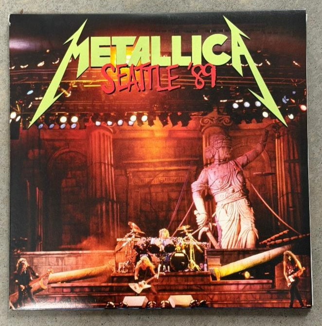 RARE NEW METALLICA SEATTLE ‘89 BLACKENED LABEL TRIPLE 3LP 6-SIDED VINYL RECORD