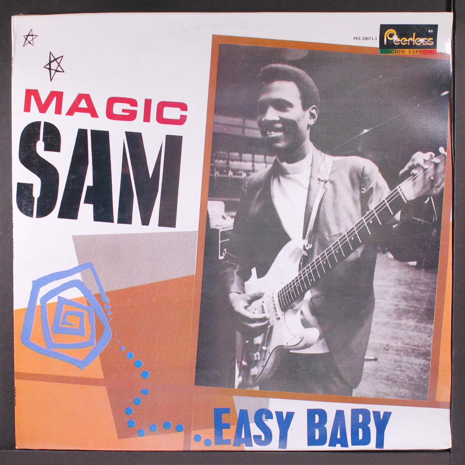 MAGIC SAM: easy baby PEERLESS 12″ LP 33 RPM Mexico Sealed