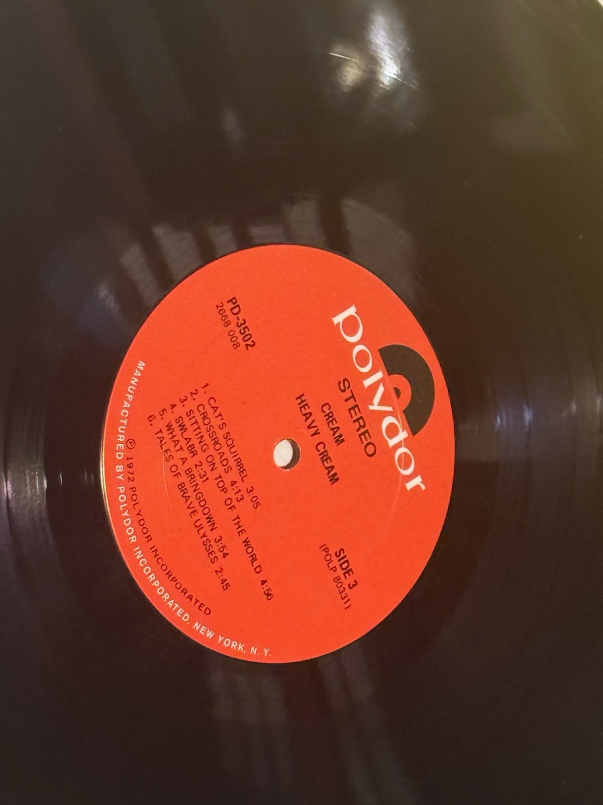 Cream Heavy Cream 2LP 1972 Polydor PD-3502 Monarch Press MINT Unplayed