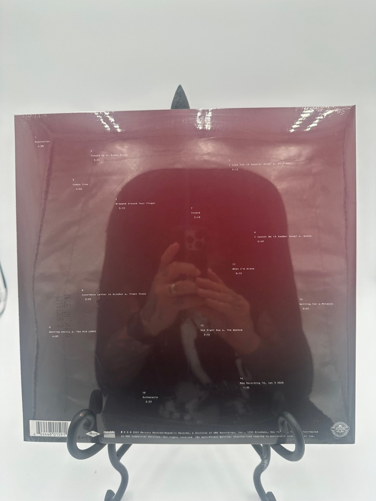 Post Malone Twelve Carat Toothache Vinyl LP Sealed 2022 Republic Records