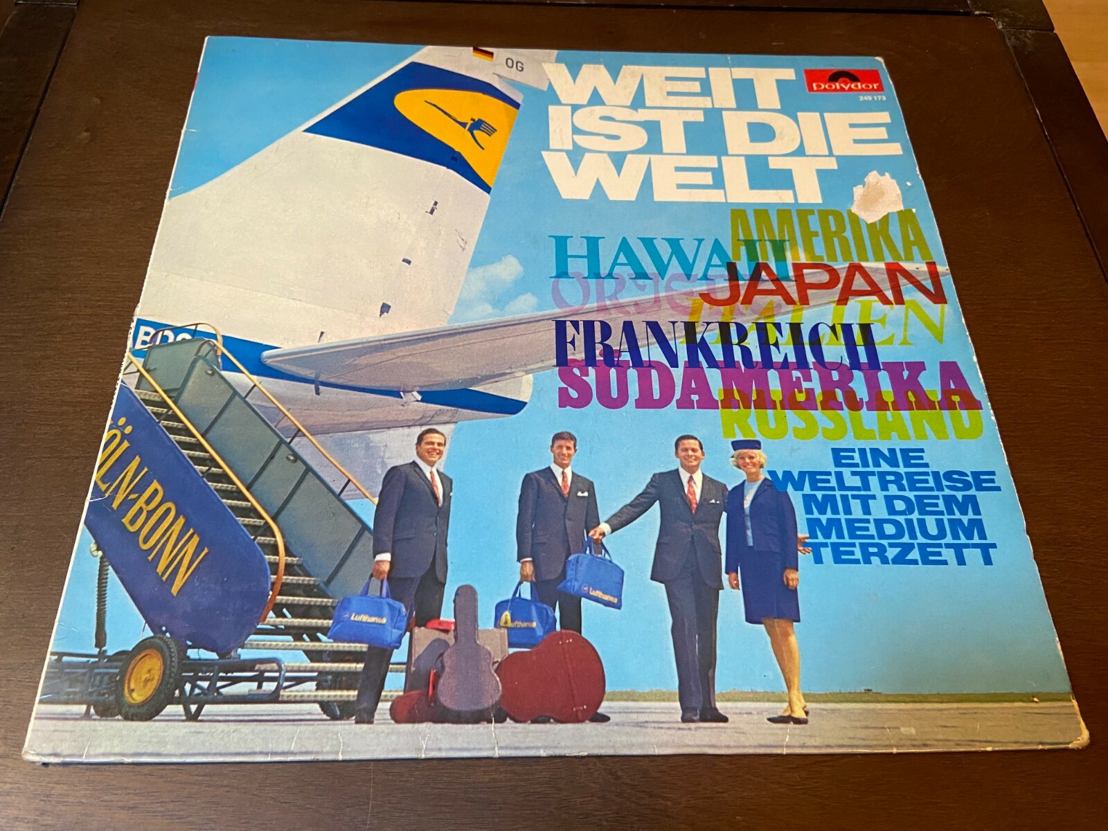 Weit ist die Welt~GERMAN IMPORT~Pop Schlager World Music LP~FAST SHIPPING