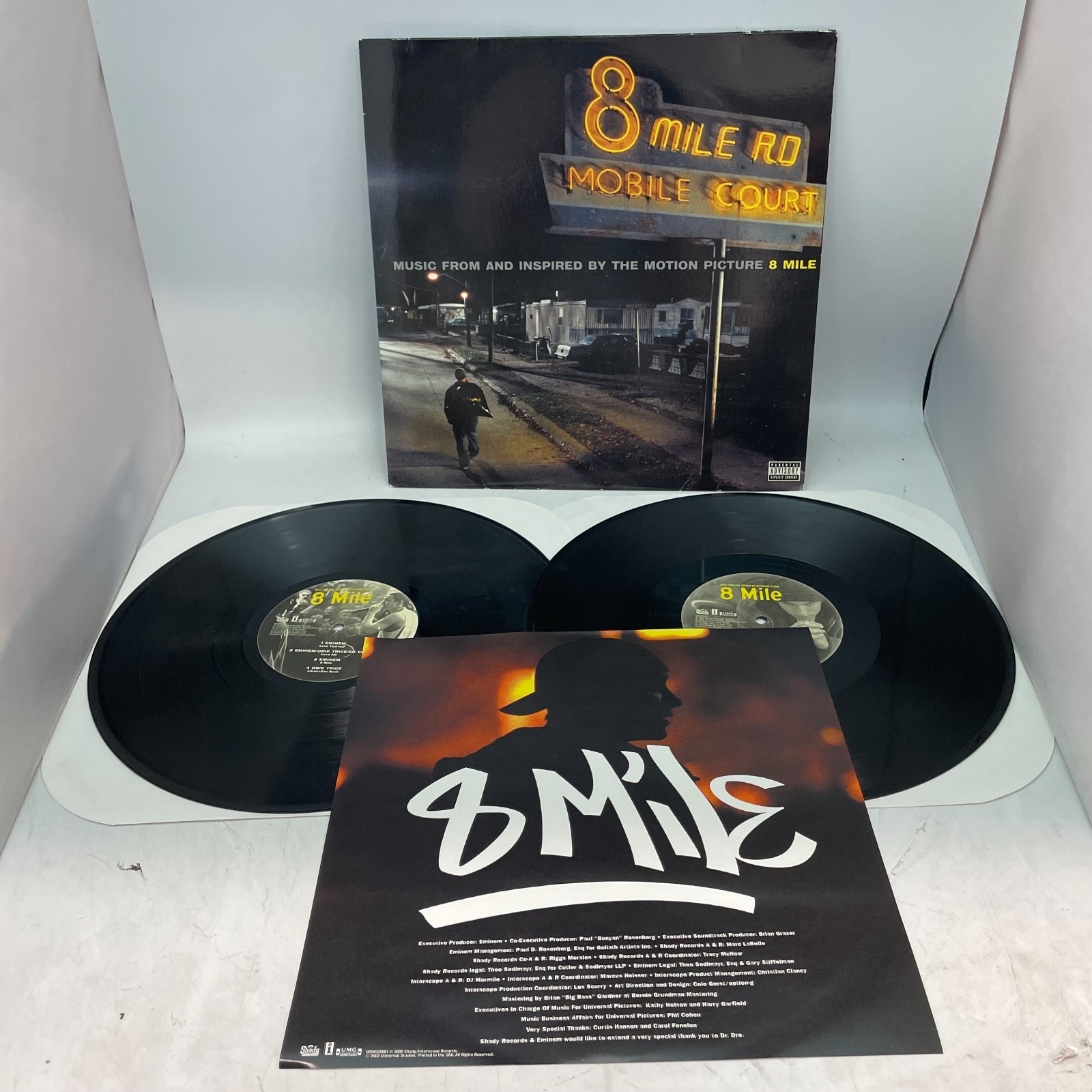 8 Mile Soundtrack Vinyl 2xLP Compilation OG US 2002 Press VG/VG+ Hip Hop