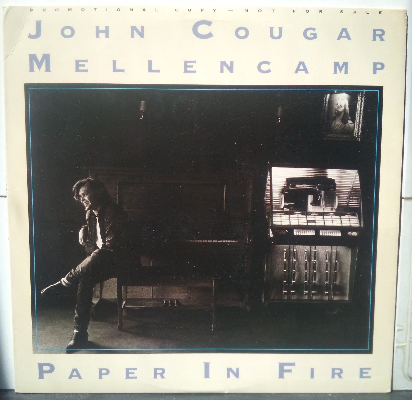 John Cougar Mellencamp Paper In Fire 12 Inch Single Promo 1983 Mint Unplayed