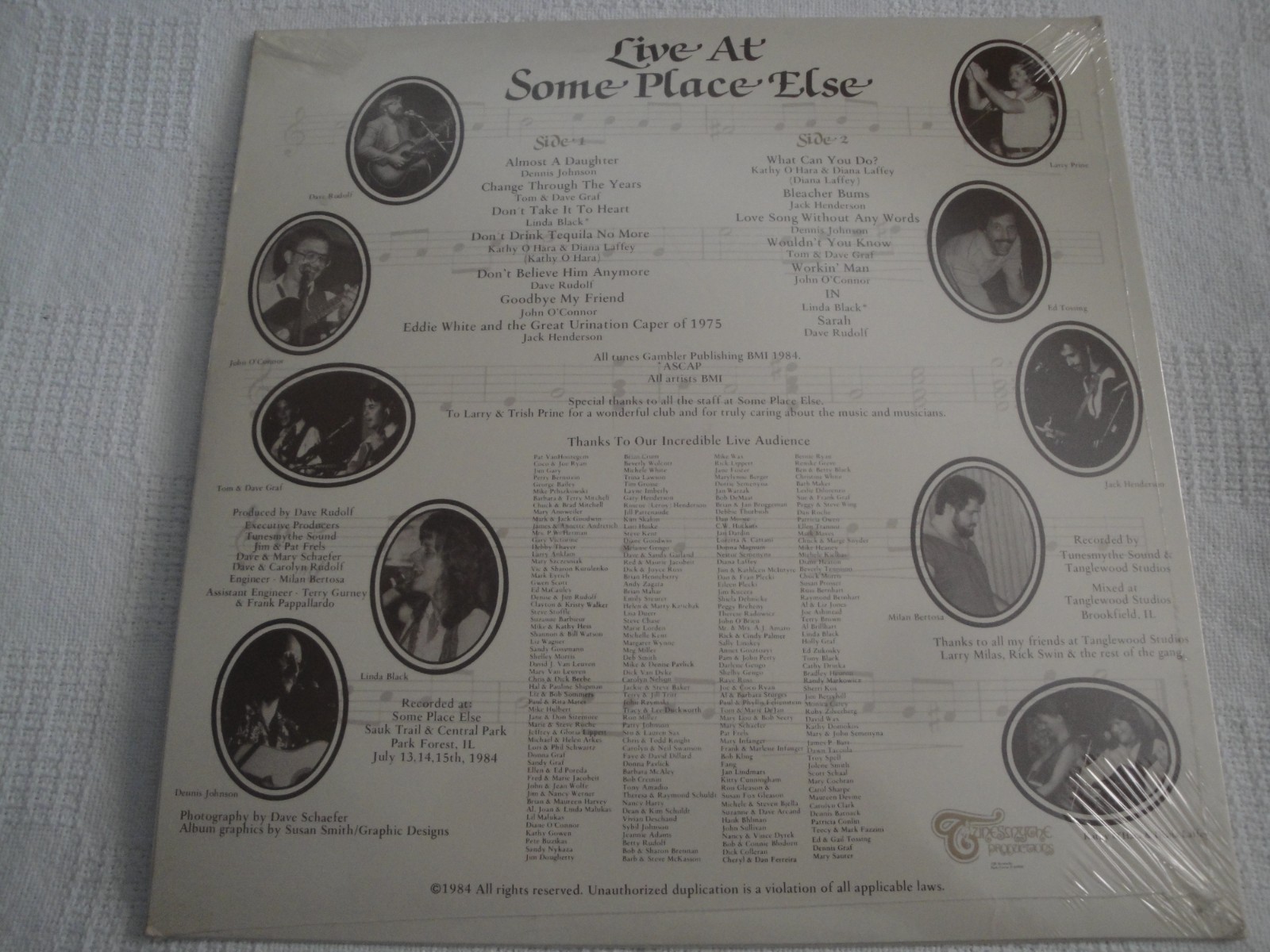Live At Some Place Else Vinyl Lp Various Artists NEW 1984 Tunesmythe Records