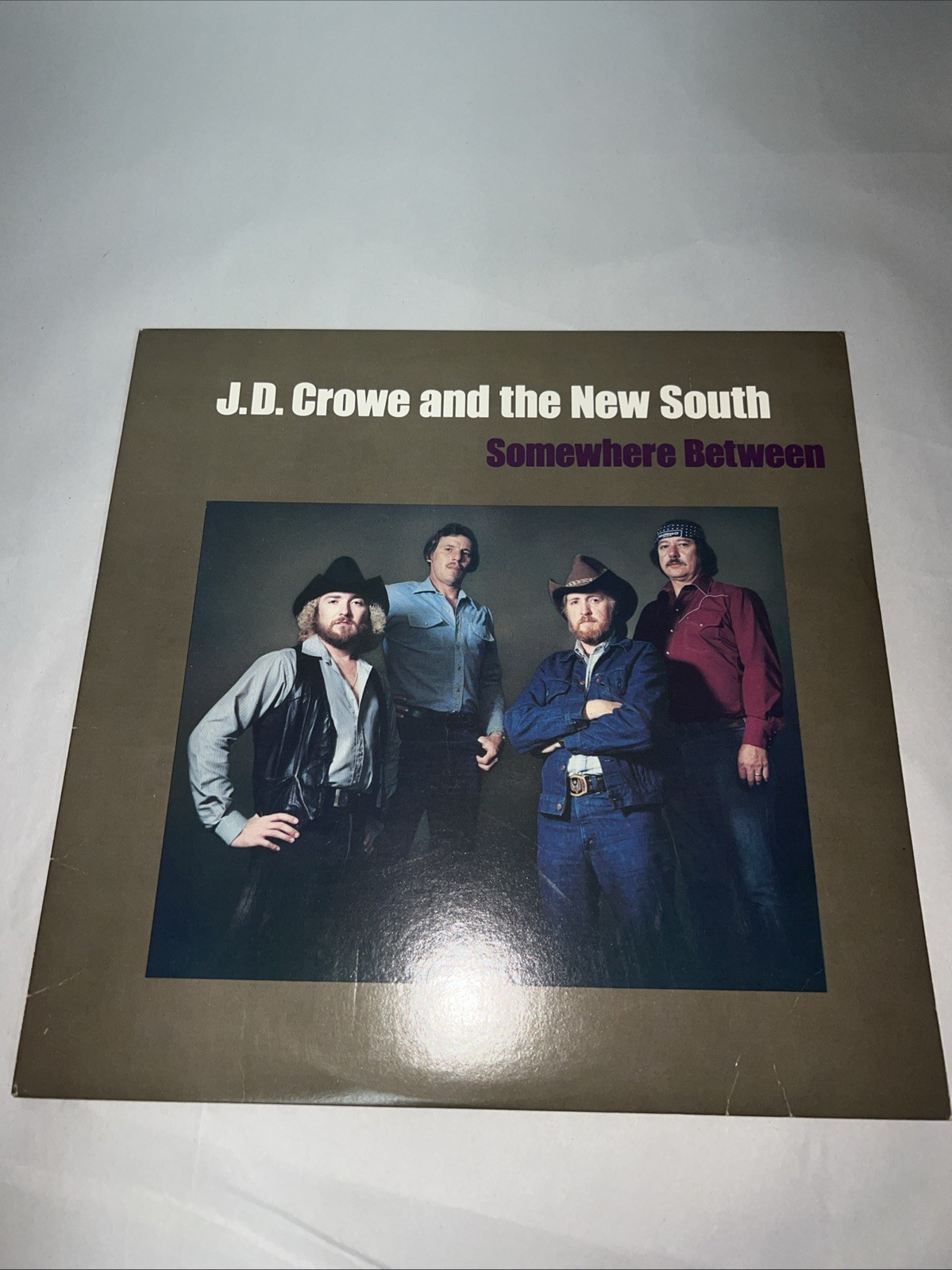 JD CROWE & THE NEW SOUTH Somewhere Between 1982 vinyl LP Rounder