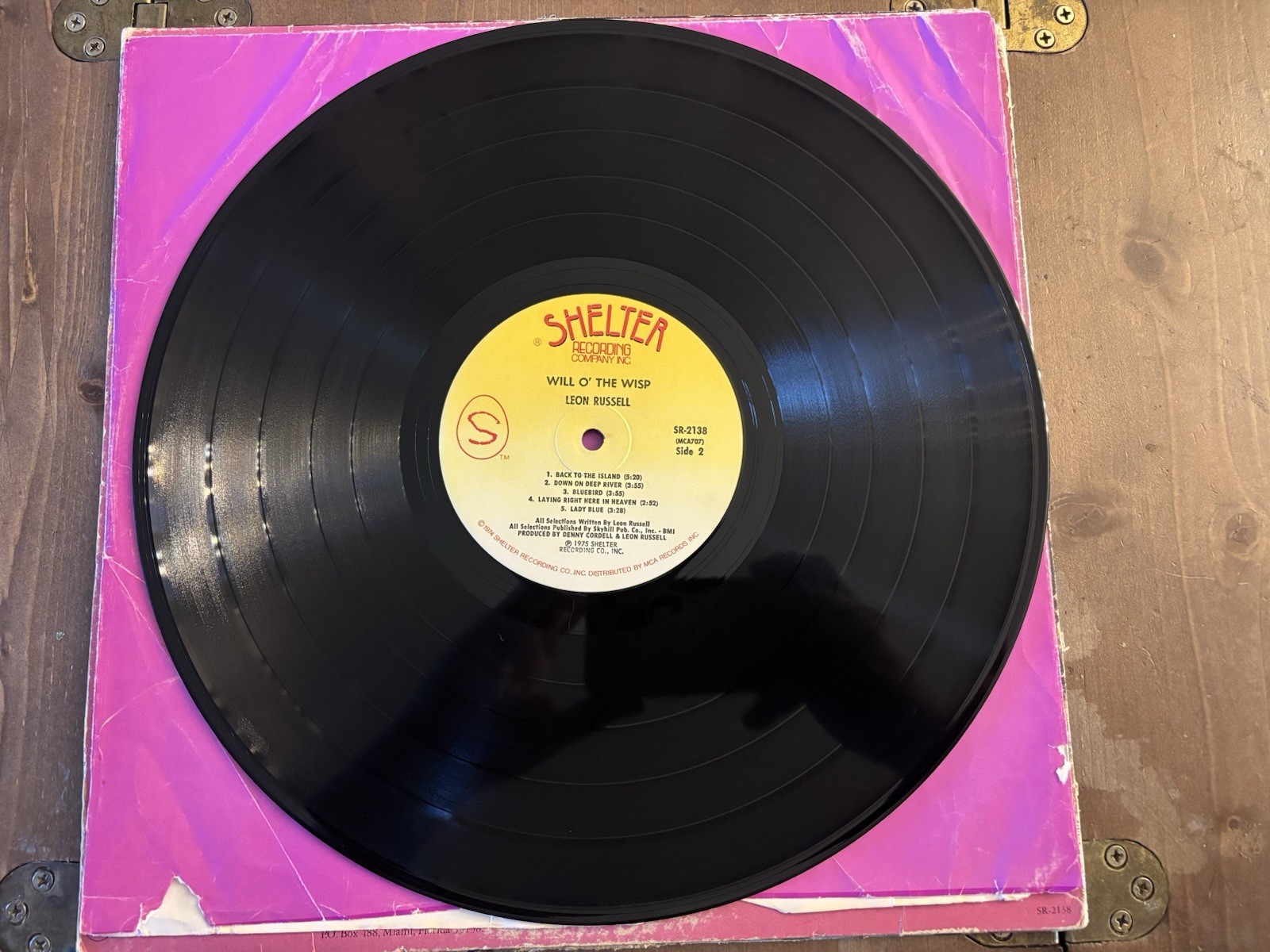 Leon Russell Will O’ The Wisp 1975 First US Press Vinyl Record LP Rock Classic