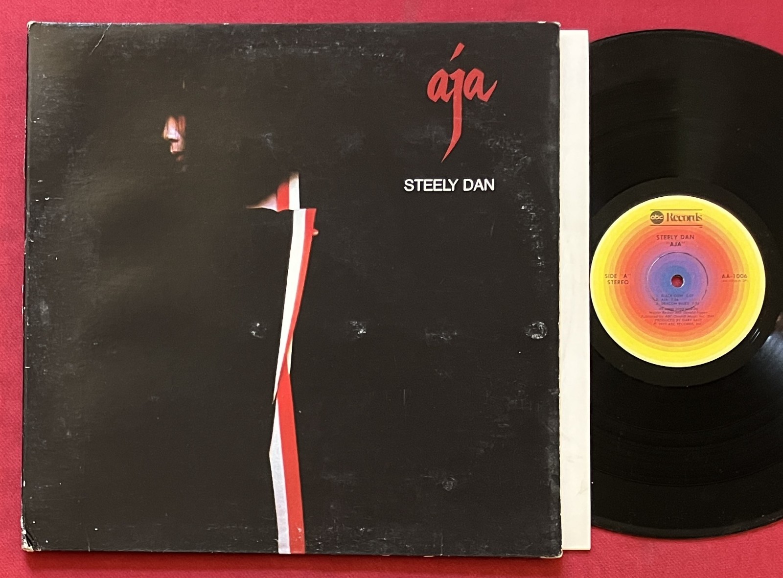STEELY DAN~AJA LP (1977) VG+ ABC RECORDS AA-1006 STEREO TERRE HAUTE
