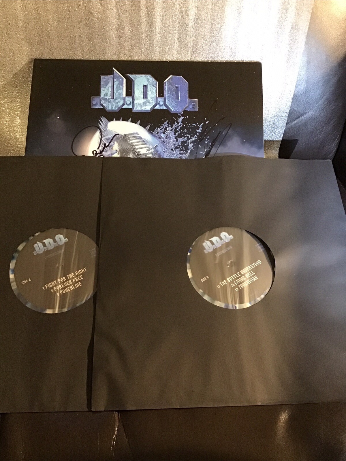 Vinyl Records – U.D.O. – Touchdown-Limited Edition Splatter Pressing, New,signed