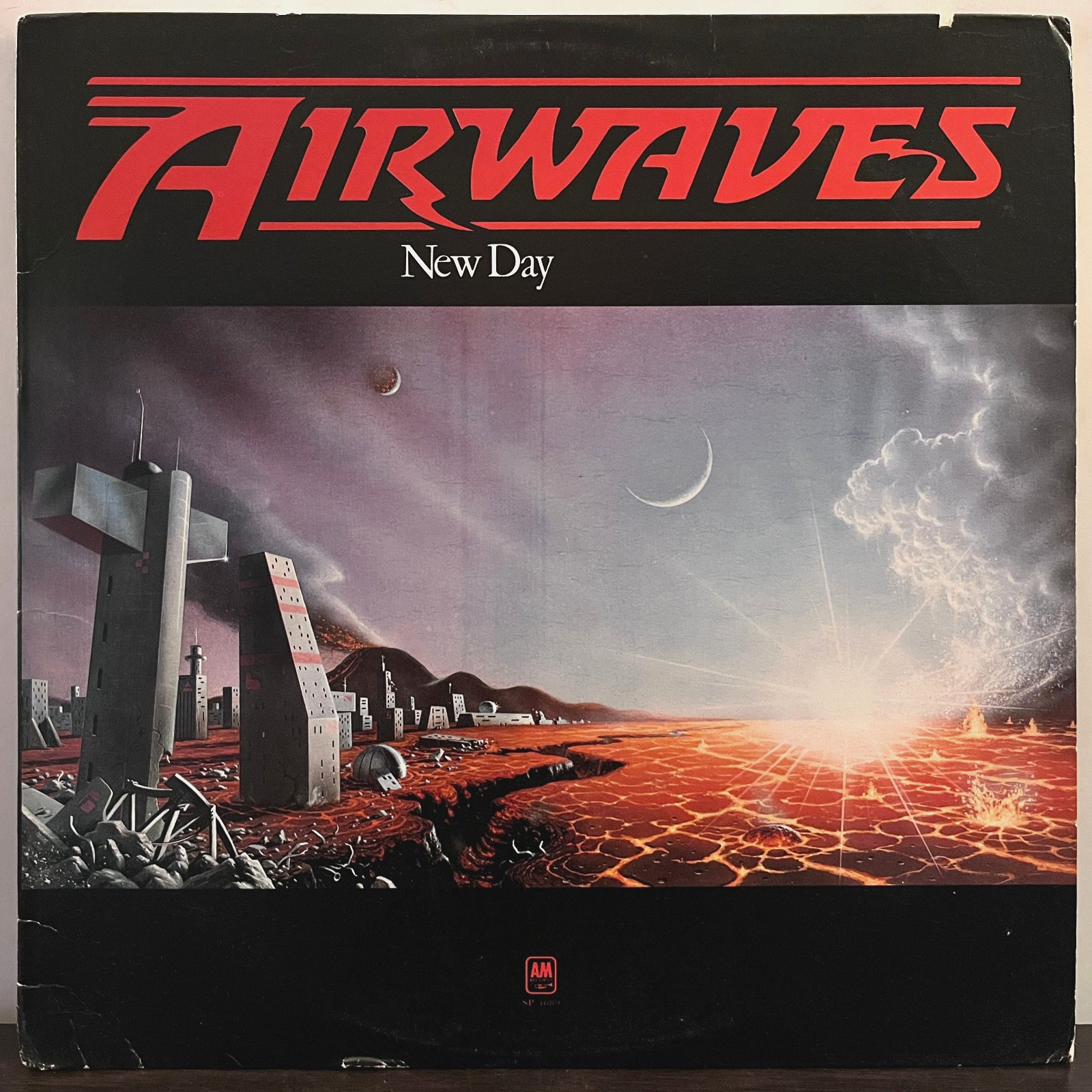 AIRWAVES – New Day (1978) – 12″ Vinyl Record LP – EX