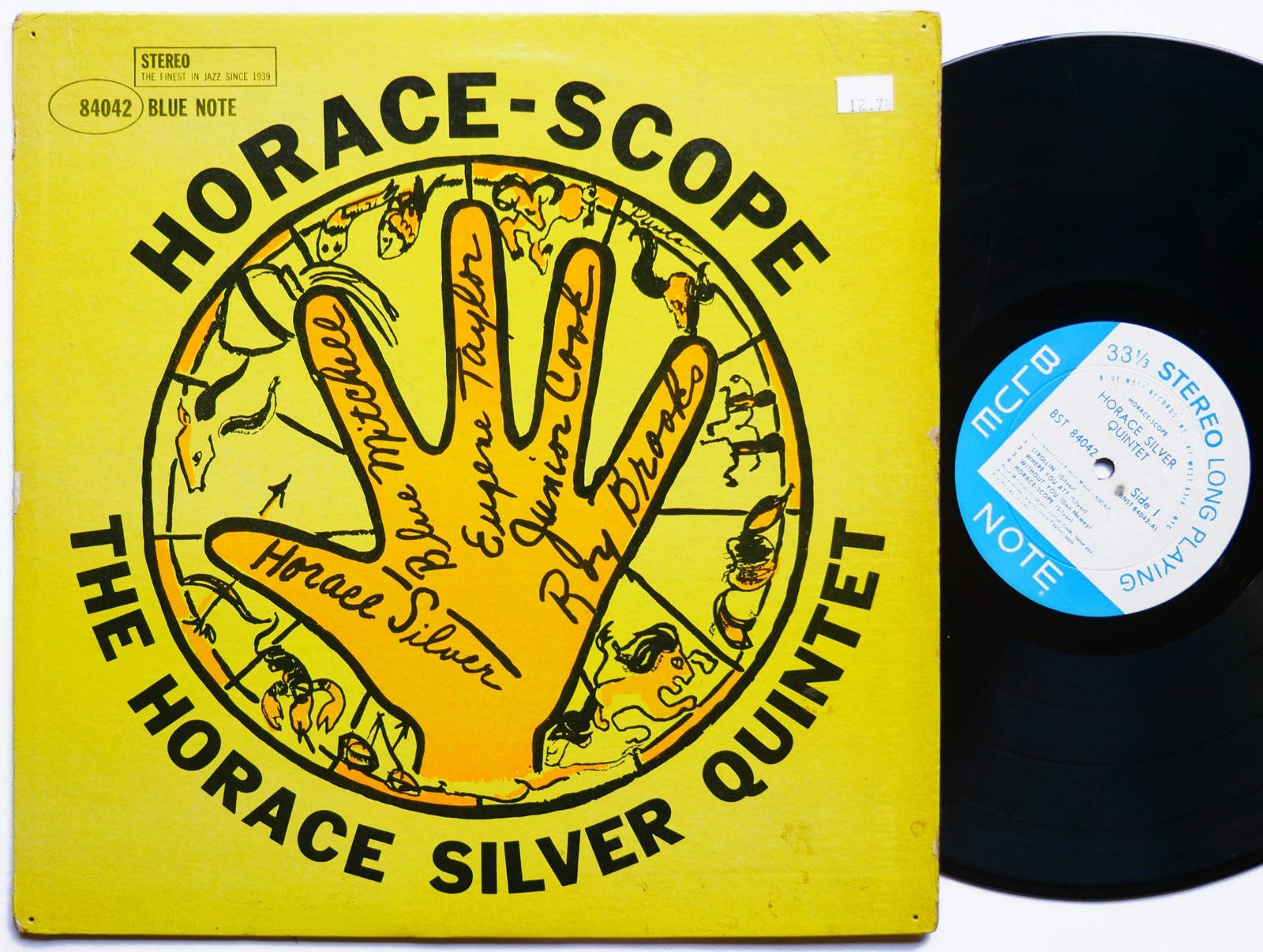 HORACE SILVER Horace-Scope LP BLUE NOTE 84042 EAR DG ST 47 W.63rd Roy Brooks