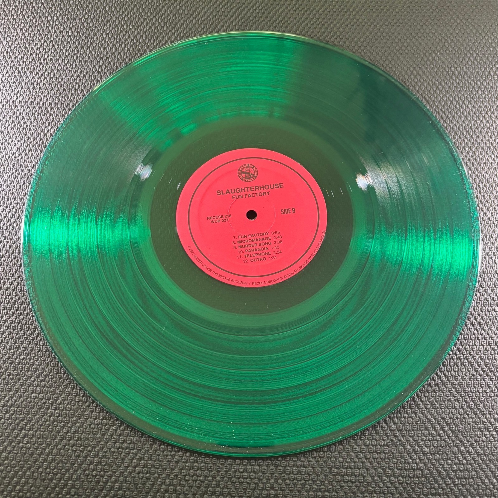 SLAUGHTERHOUSE – Fun Factory (LP) Debut Record / Green Vinyl / 2-Sided Insert