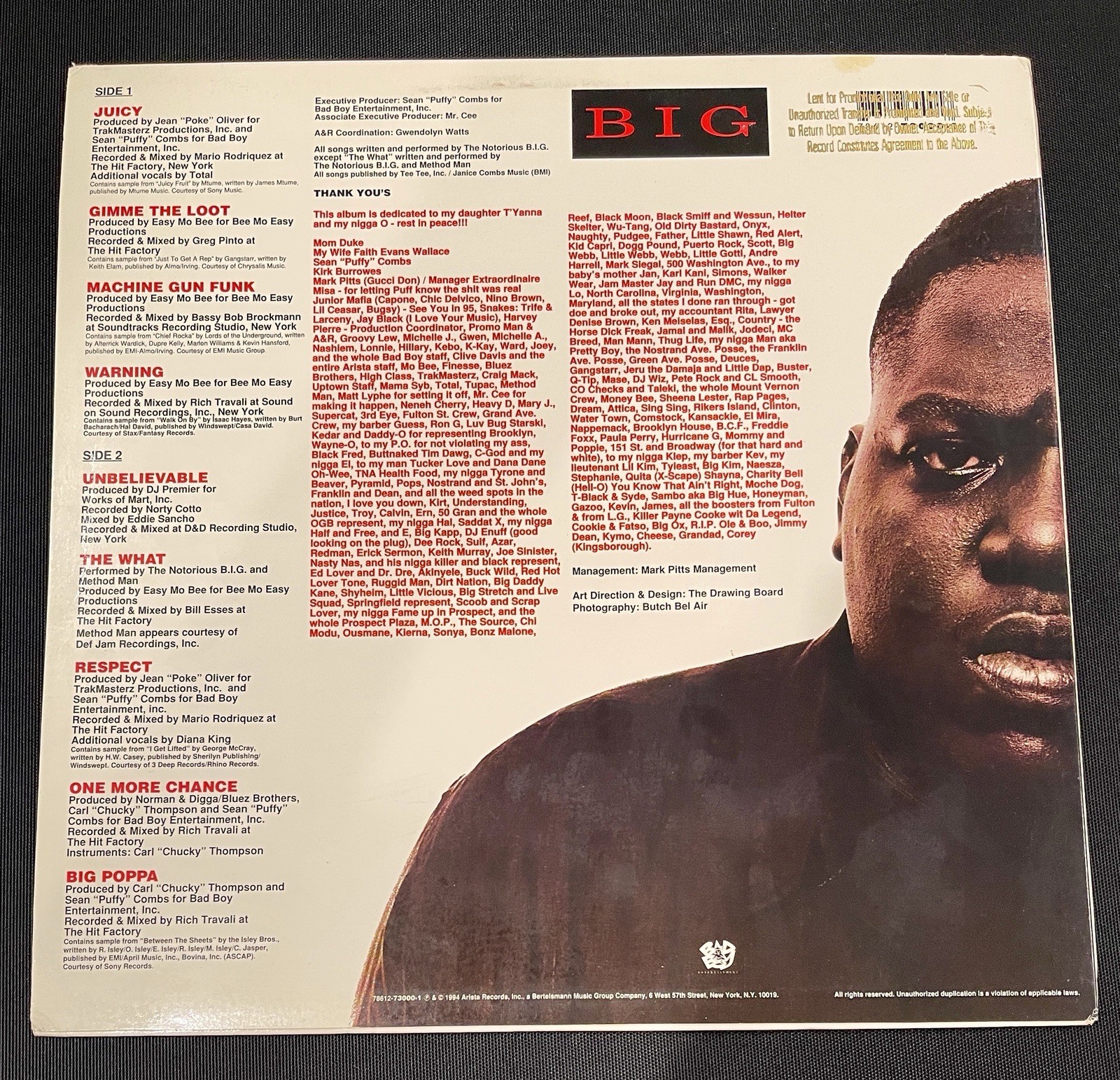 Jay-Z & Notorious BIG – Original Vinyl First Albums