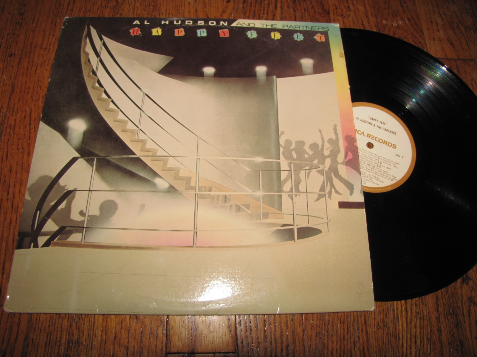 AL HUDSON AND THE PARTNERS – HAPPY FEET – MCA RECORDS LP