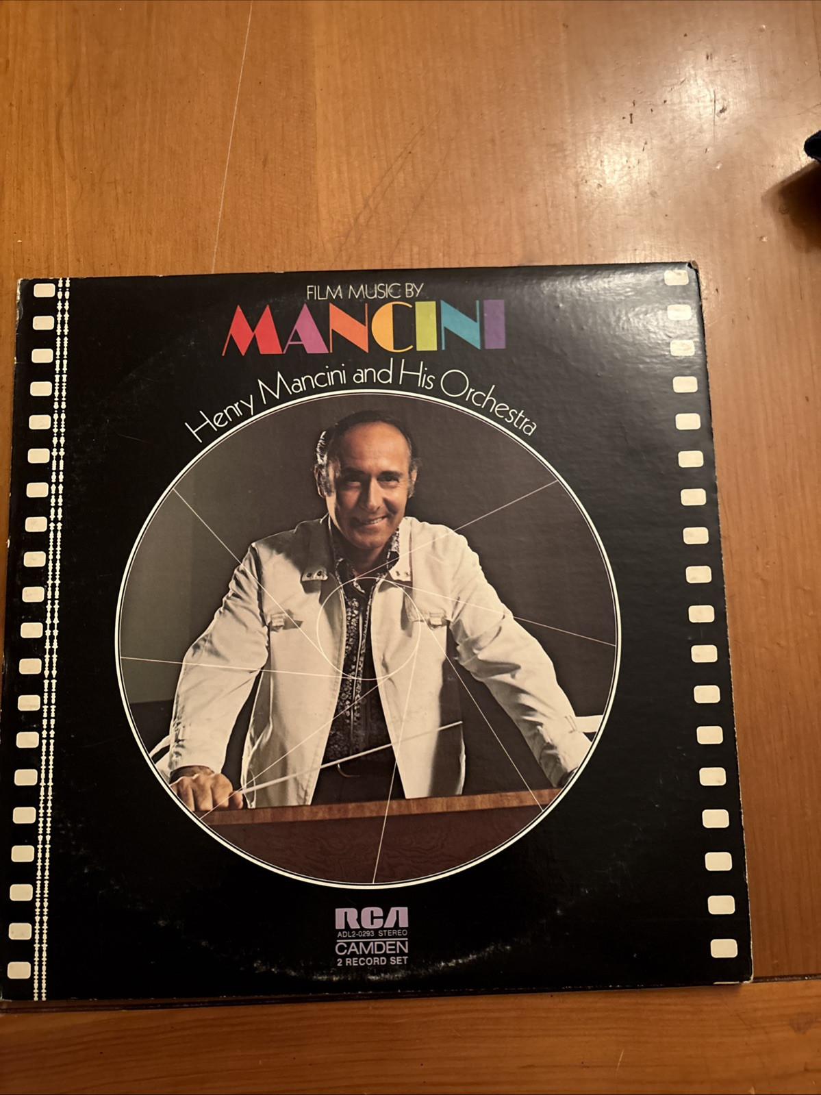 RCA CAMDEN 2 LP RECORD/HENRY MANCINI/FILM MUSIC BY MANCINI/ EX VINYL JAZZ