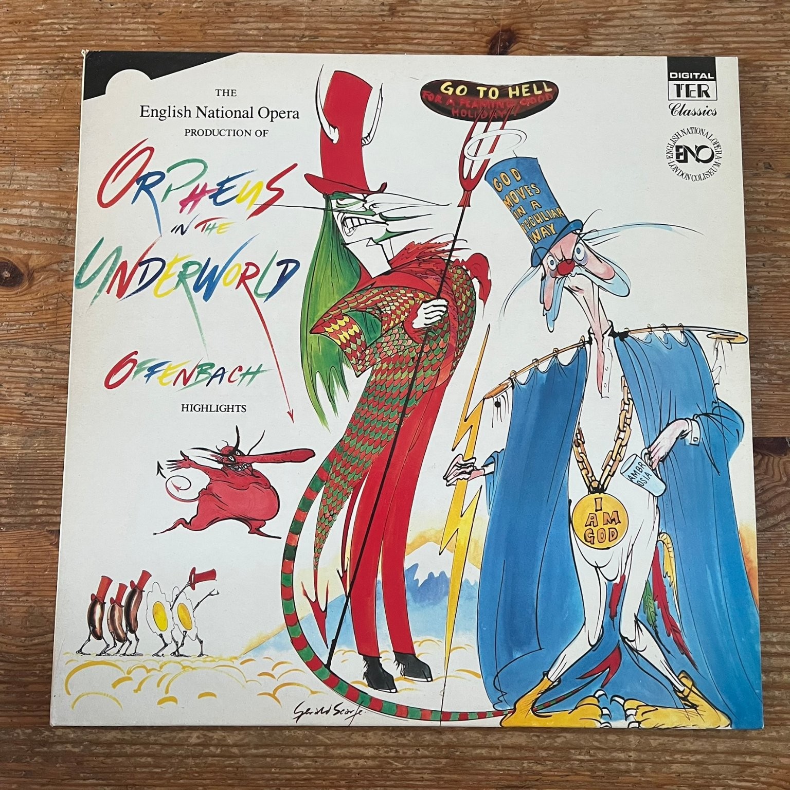 Offenbach – Orpheus in the Underworld LP 1987 TER Classics Opera Vinyl