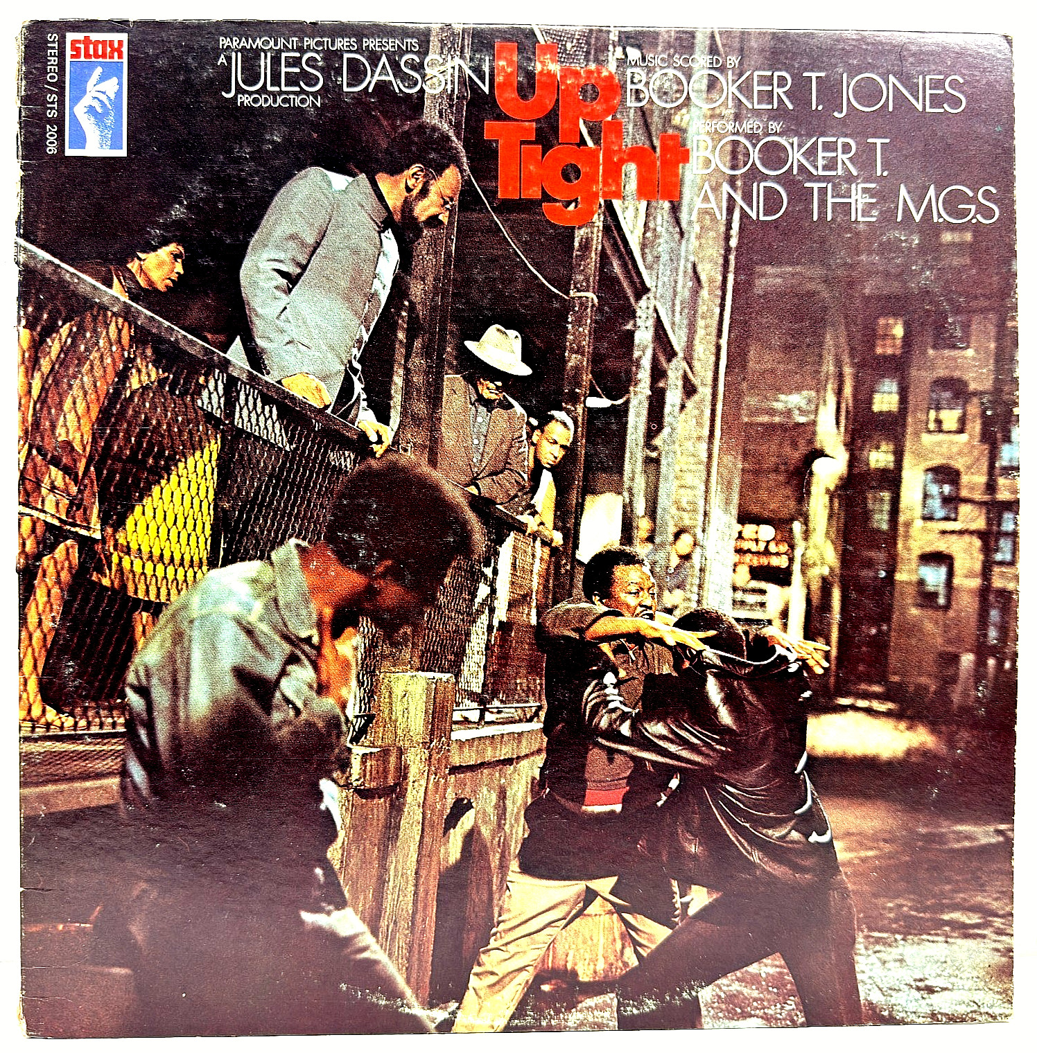 Booker T & The Mgs Up Tight 1968 Vinyl LP Stax STS-2006 Soundtrack