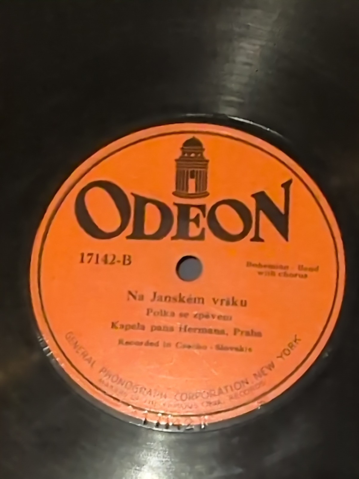 78 RPM Odeon Okeh Lot Of 9 17002-17283 Polka Czech Pochod Double Sided