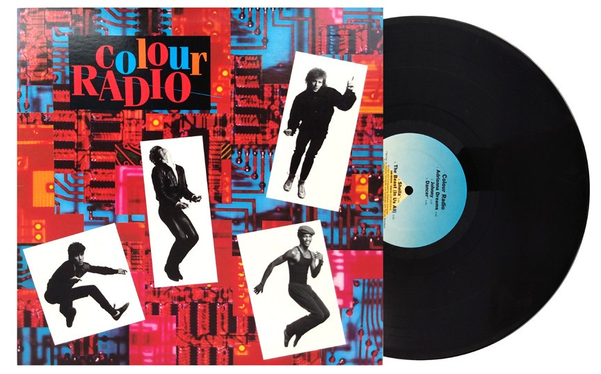 COLOUR RADIO Self Titled Promo Album NEW WAVE ELECTRONIC ROCK Sheila DISC MINT-!