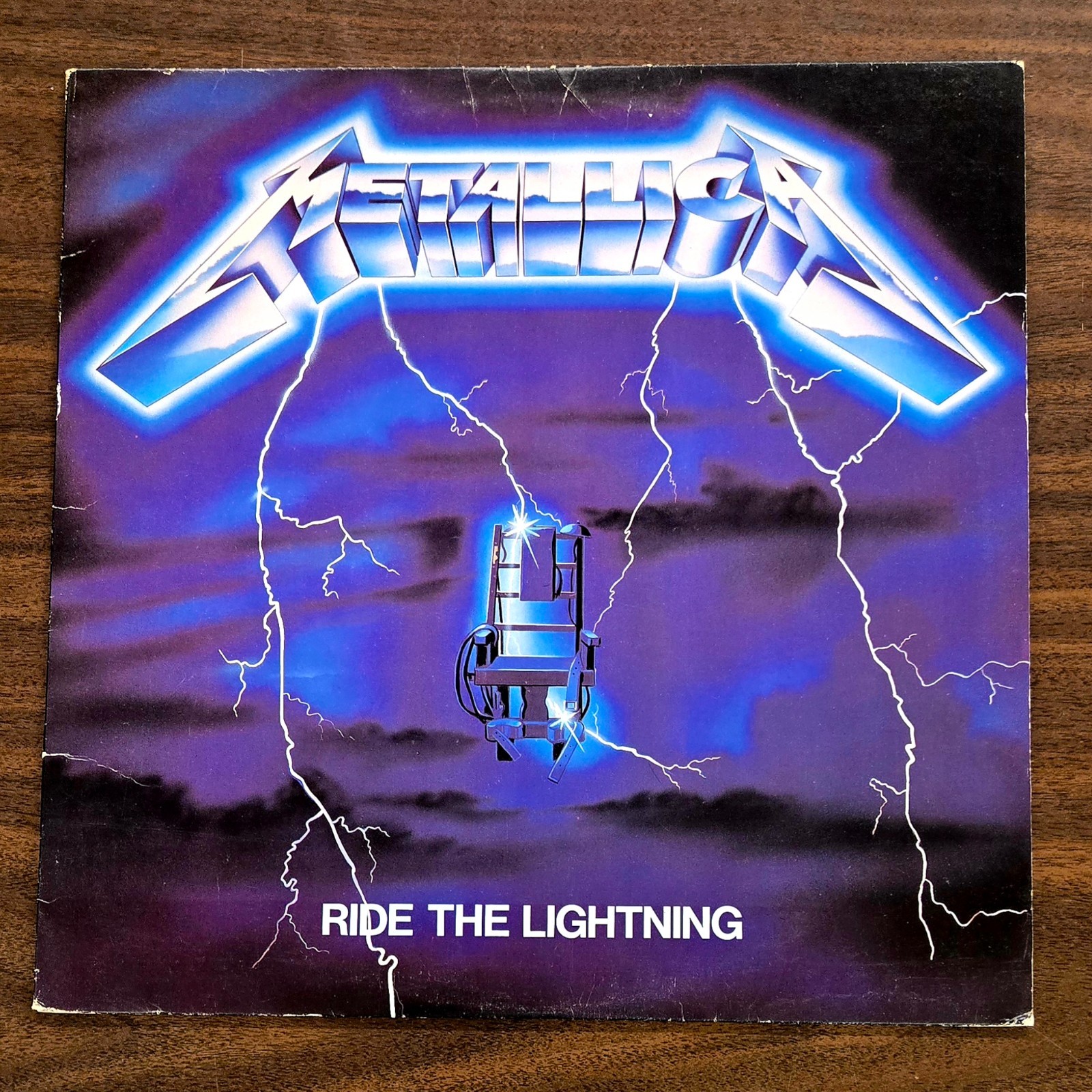 Metallica – Ride The Lightning (Vinyl, 1985) Reissue Stereo Specialty Pressing