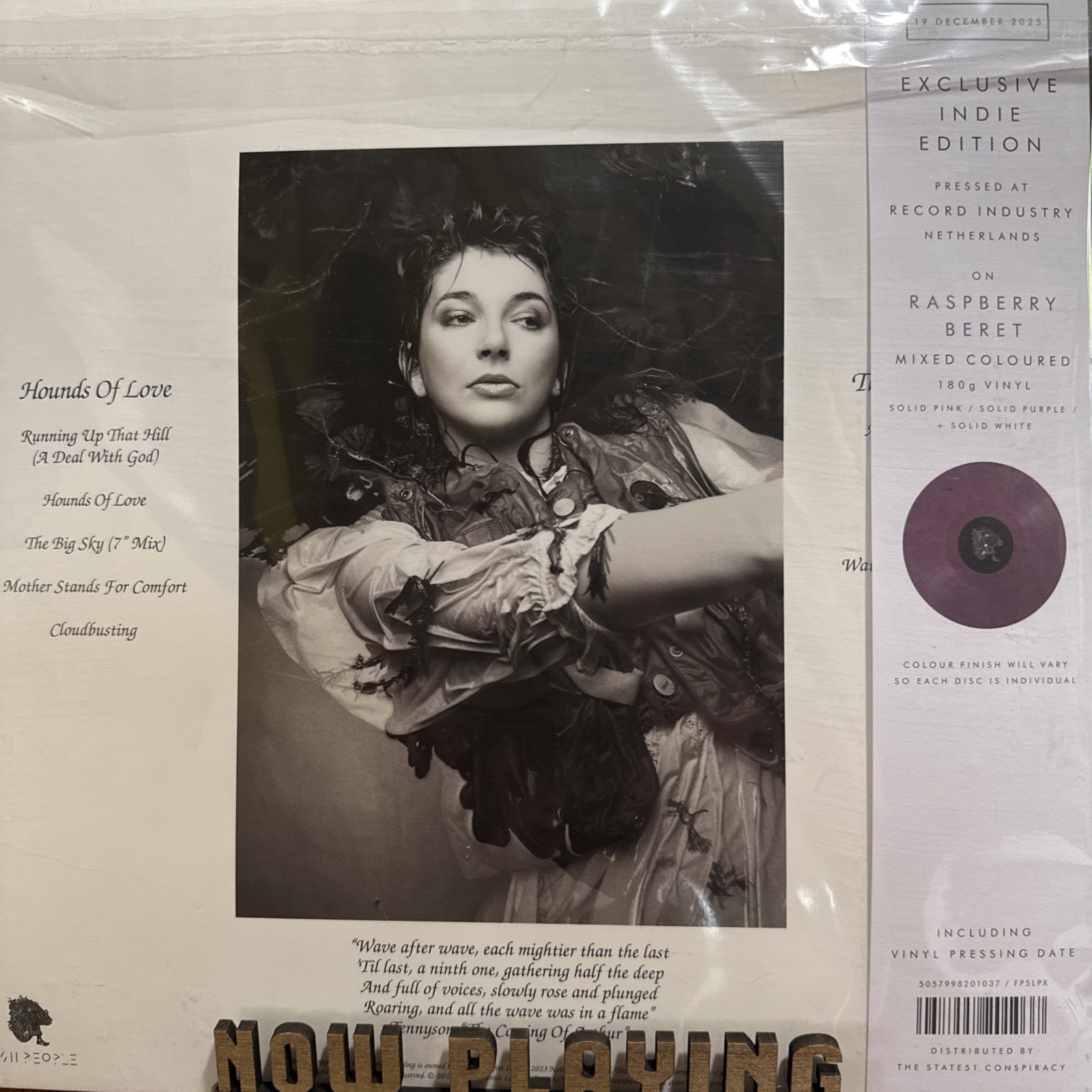 Kate Bush – Hounds Of Love LP NEW COLOR VINYL