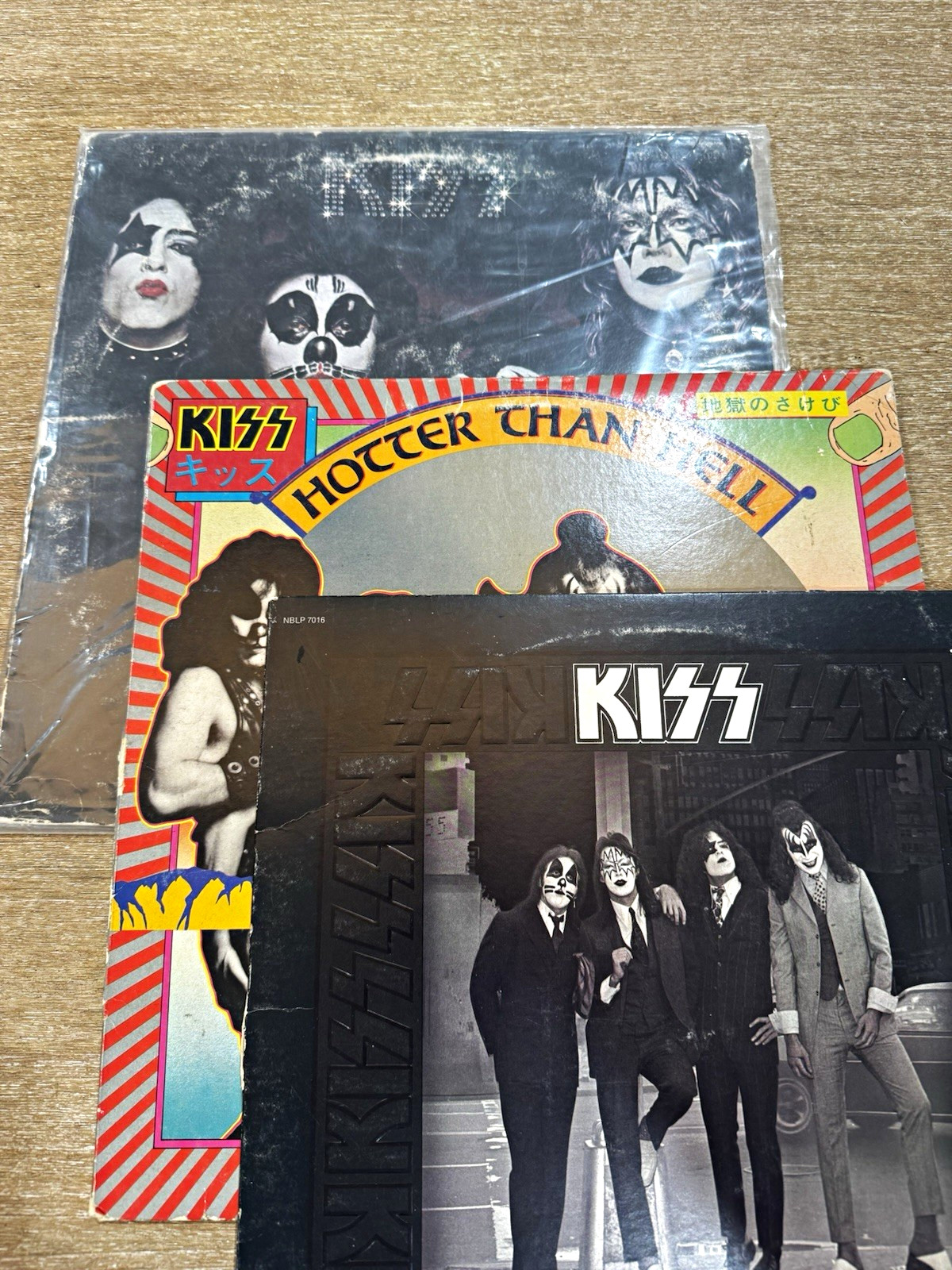 KISS Vinyl LP Record Lot 12″: Hotter Than Hell, Destroyer, Love Gun + More