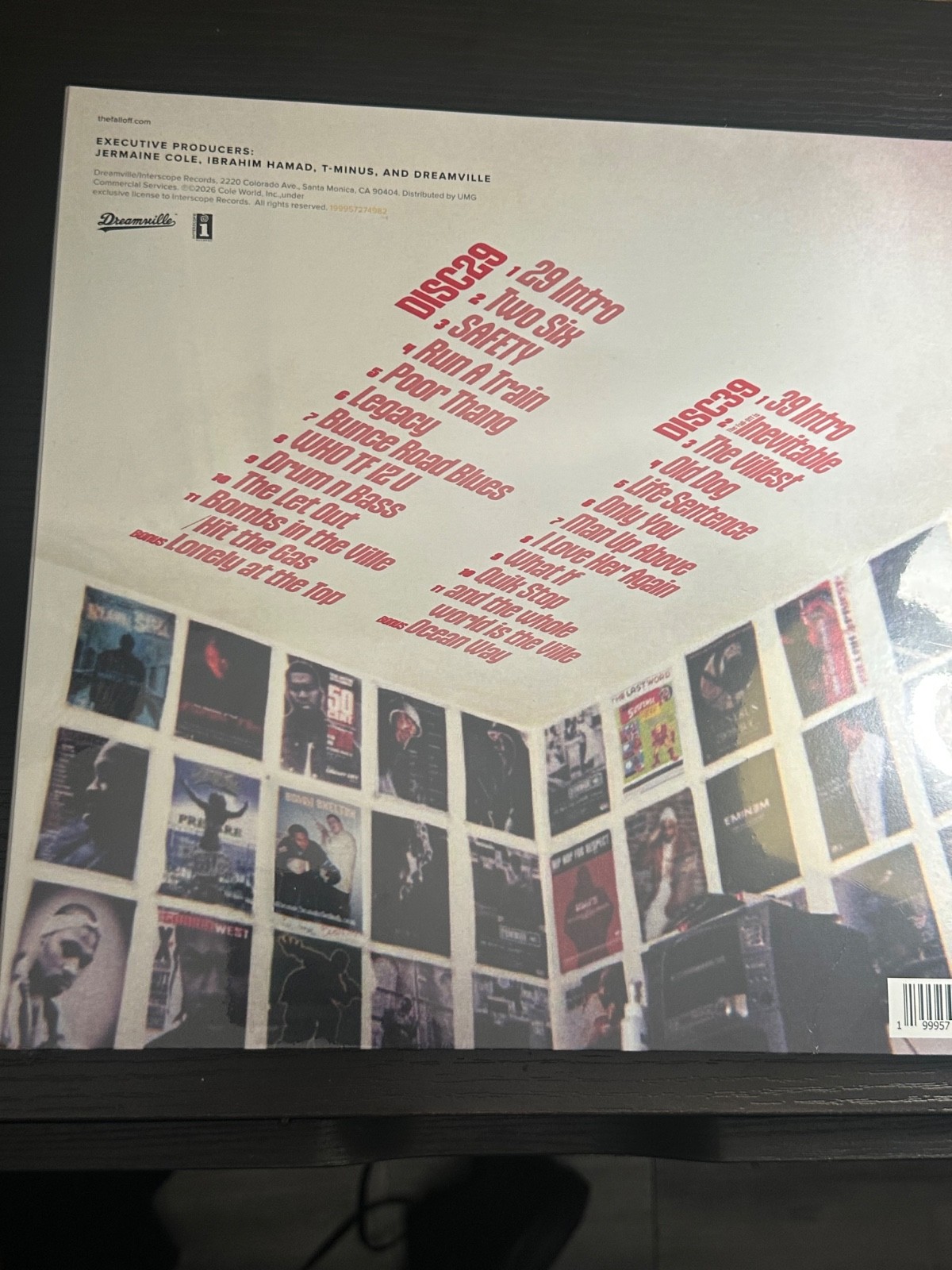 J Cole “The Fall Off” Stealth Edition Vinyl Limited FIRST PRESS 2026 Dreamville