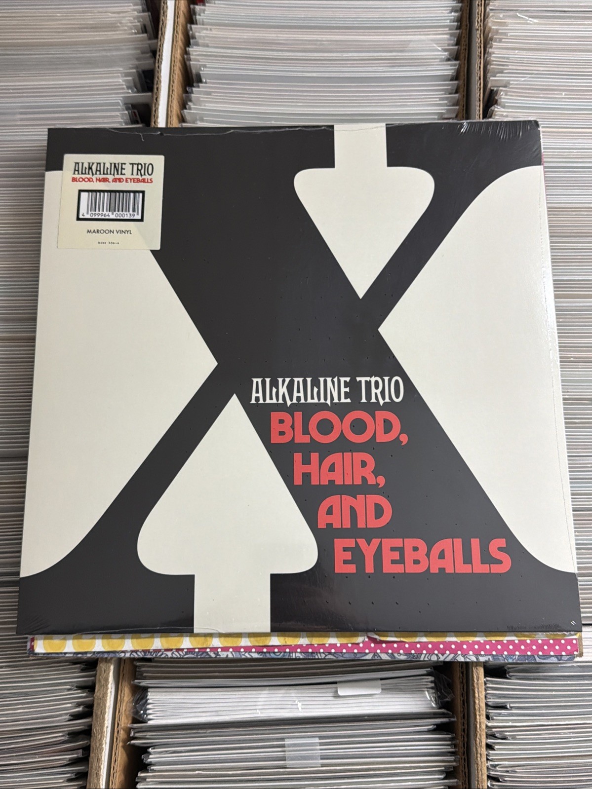 ALKALINE TRIO BLOOD HAIR AND EYEBALLS MAROON VINYL RECORD 2024 new sealed