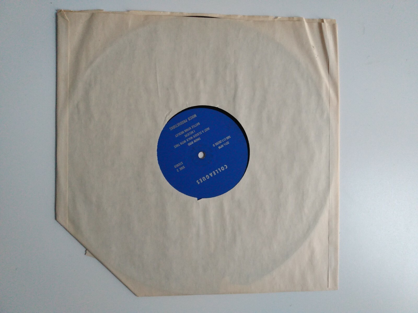 Colleagues, Album(S80-217-2020S) with Bill Buono, 1960? Mikco Productions Record
