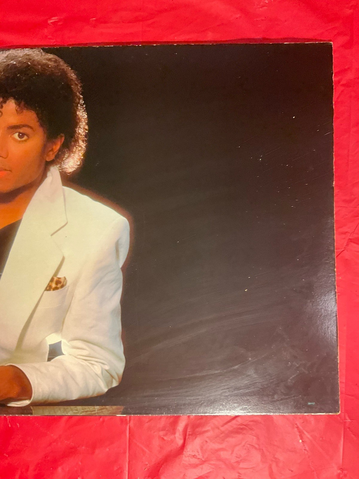 Michael Thriller LP 1982 Early Error Cover PAL 38112-2J PBL 38112-2F Vinyl