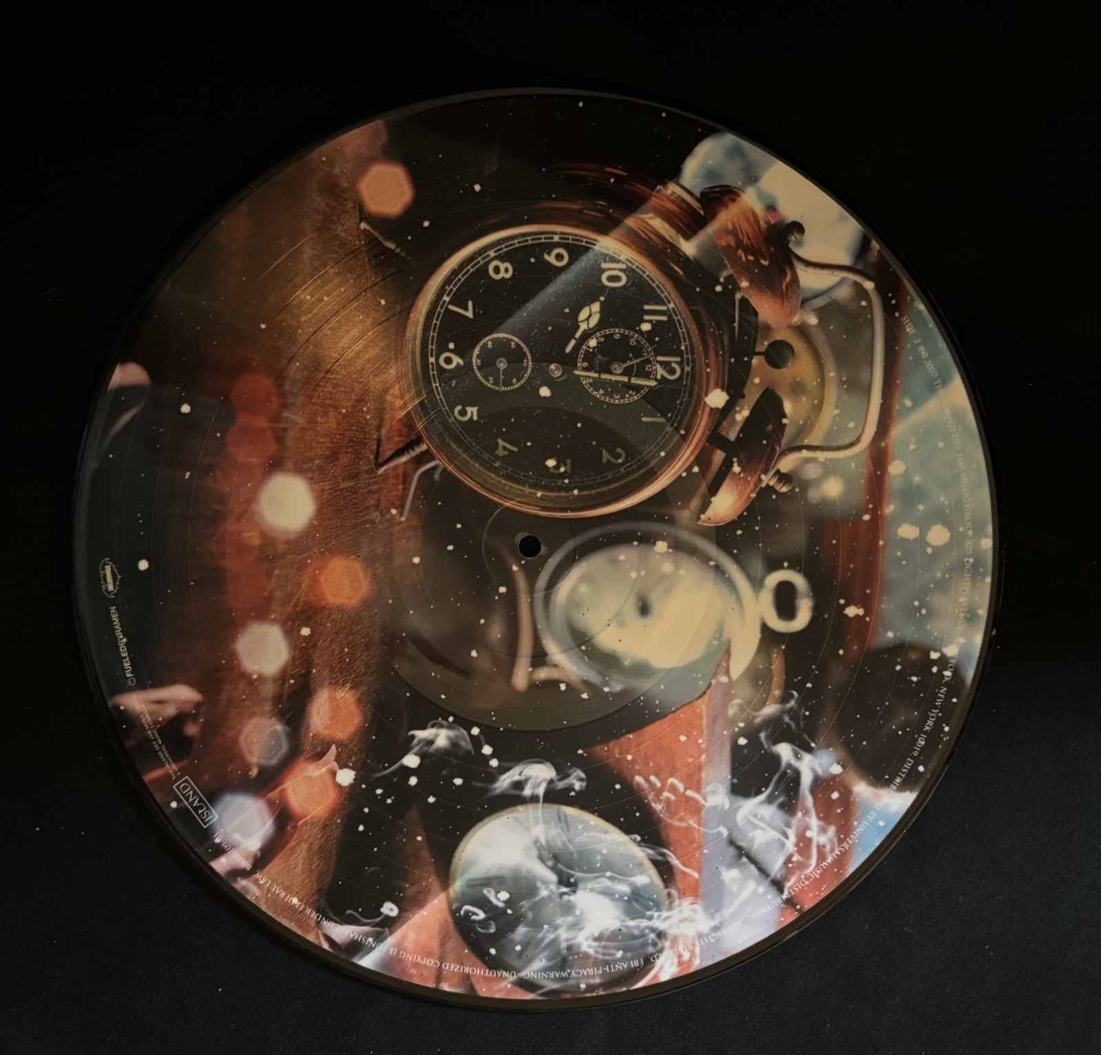 Fall Out Boy Infinity On High 2007 Island Records vinyl picture disc. No Sleeve