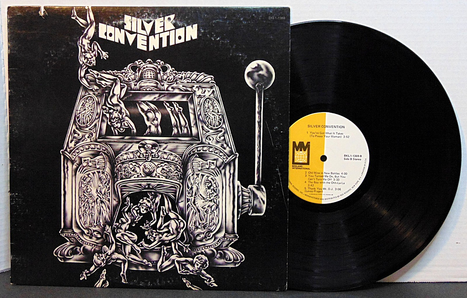 Silver Convention-S/T-1976 Midland Disco Vinyl LP Record Album Get Up And Boogie