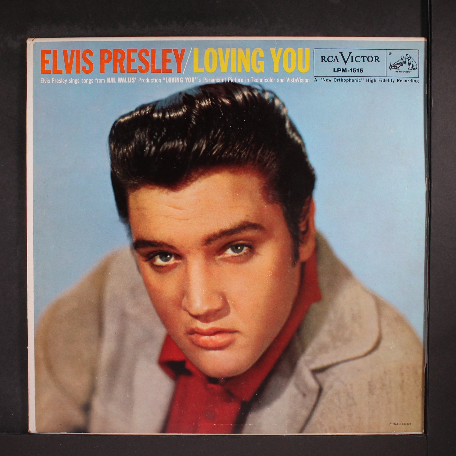 ELVIS PRESLEY: loving you RCA 12″ LP 33 RPM Canada