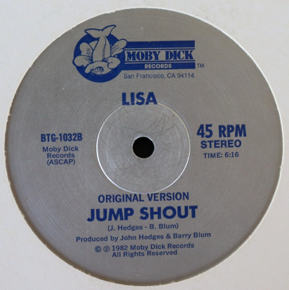 Near Mint LISA Jump Shout REMIX & ORIGINAL Moby Dick 12″
