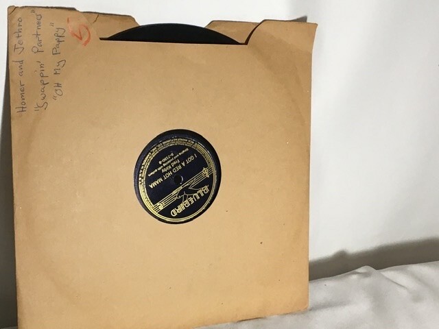 1937 Bluebird B 7190 FRED KIRBY HELLO MY BABY/RED HOT MAMA 78 RPM 10″