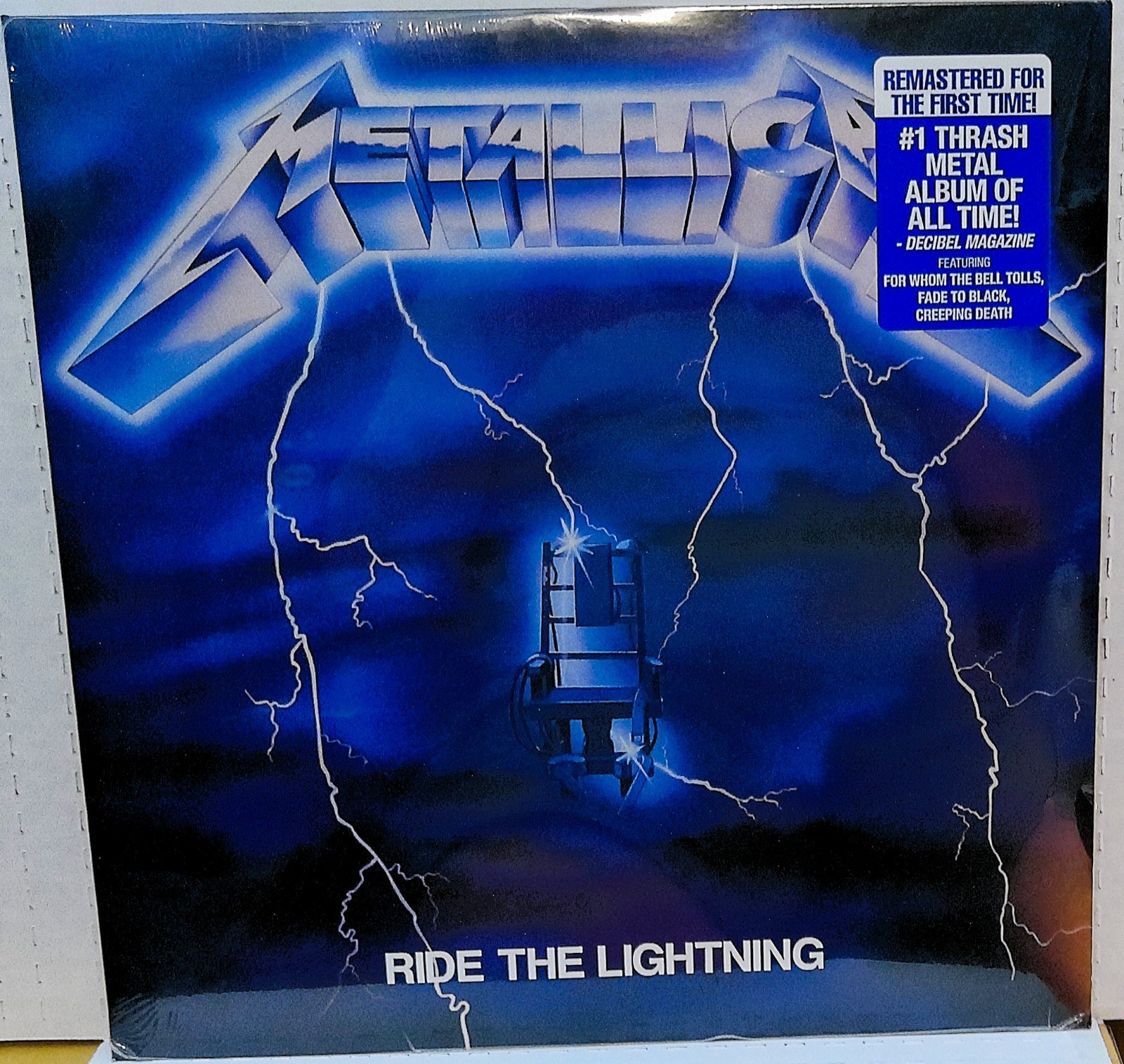 Metallica ‎– Ride The Lightning MINT Vinyl LP, Reissue, Remastered 2022 ROCK