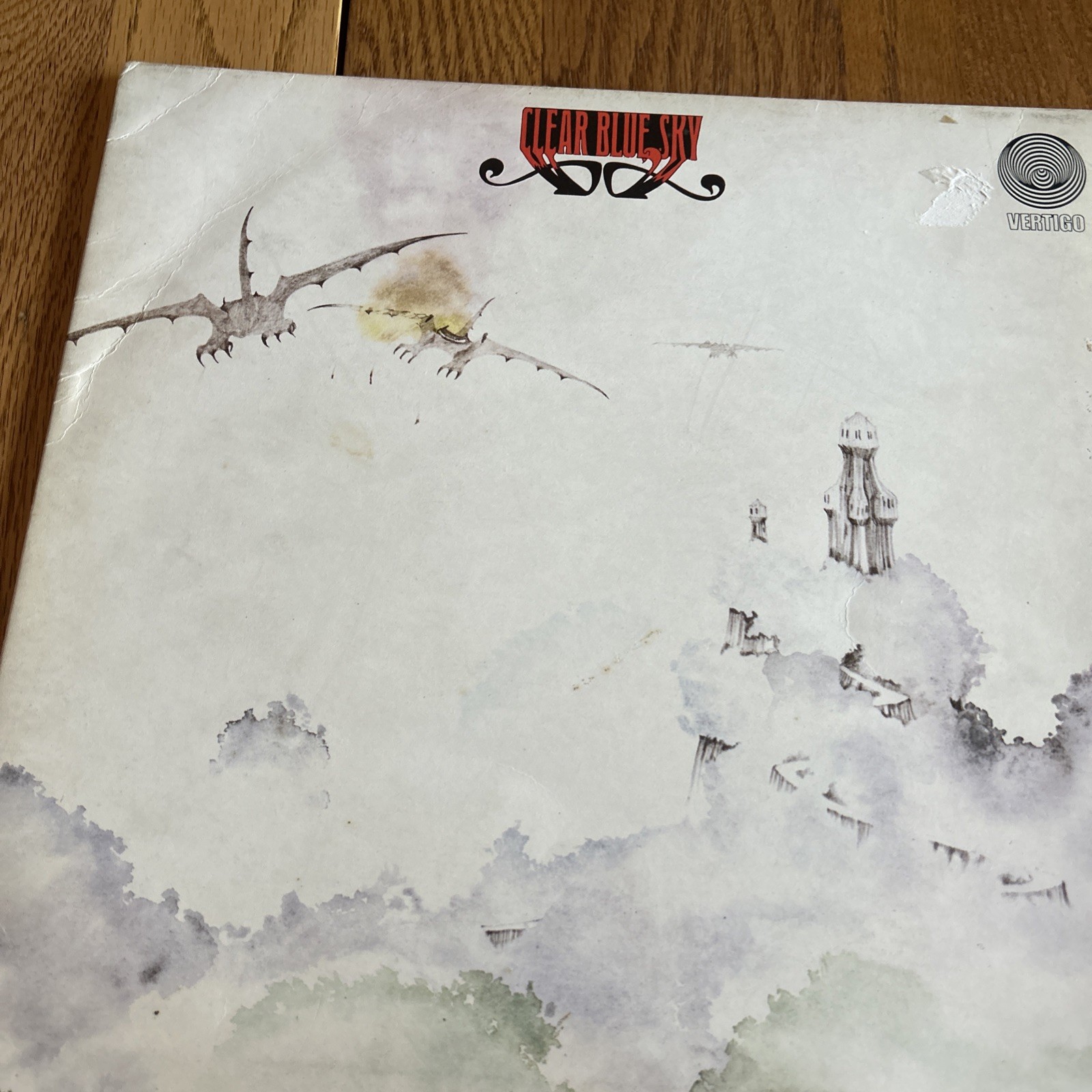 Clear Blue Sky Vertigo Uk 1st Ultra Rare Good+VG- With Vertigo Inner