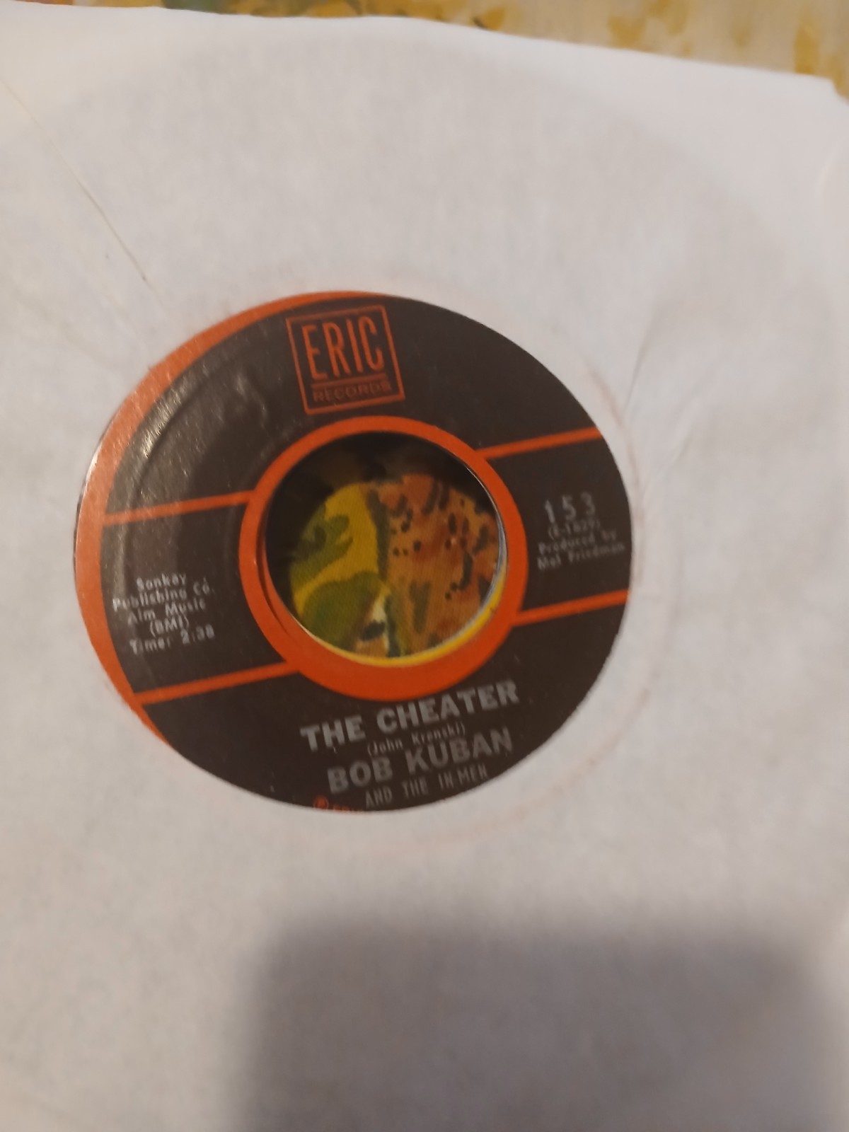 BOB KUBAN & THE IN MEN 45 THE CHEATER / THE TEASER