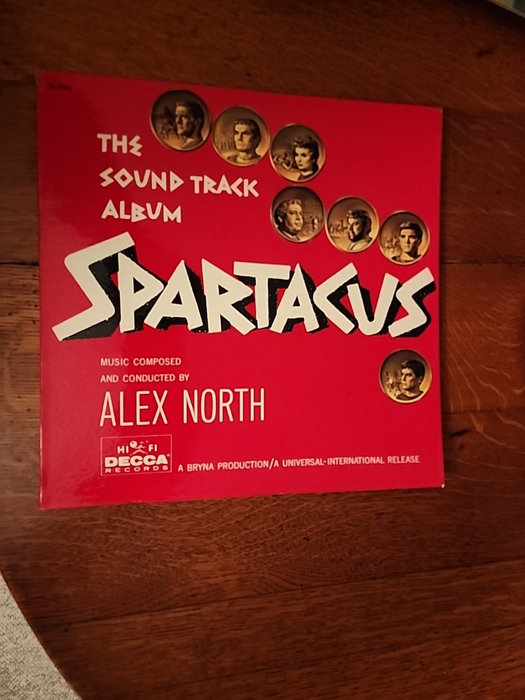 Alex North ‎Spartacus (The Sound Track Album) Decca DL 9092