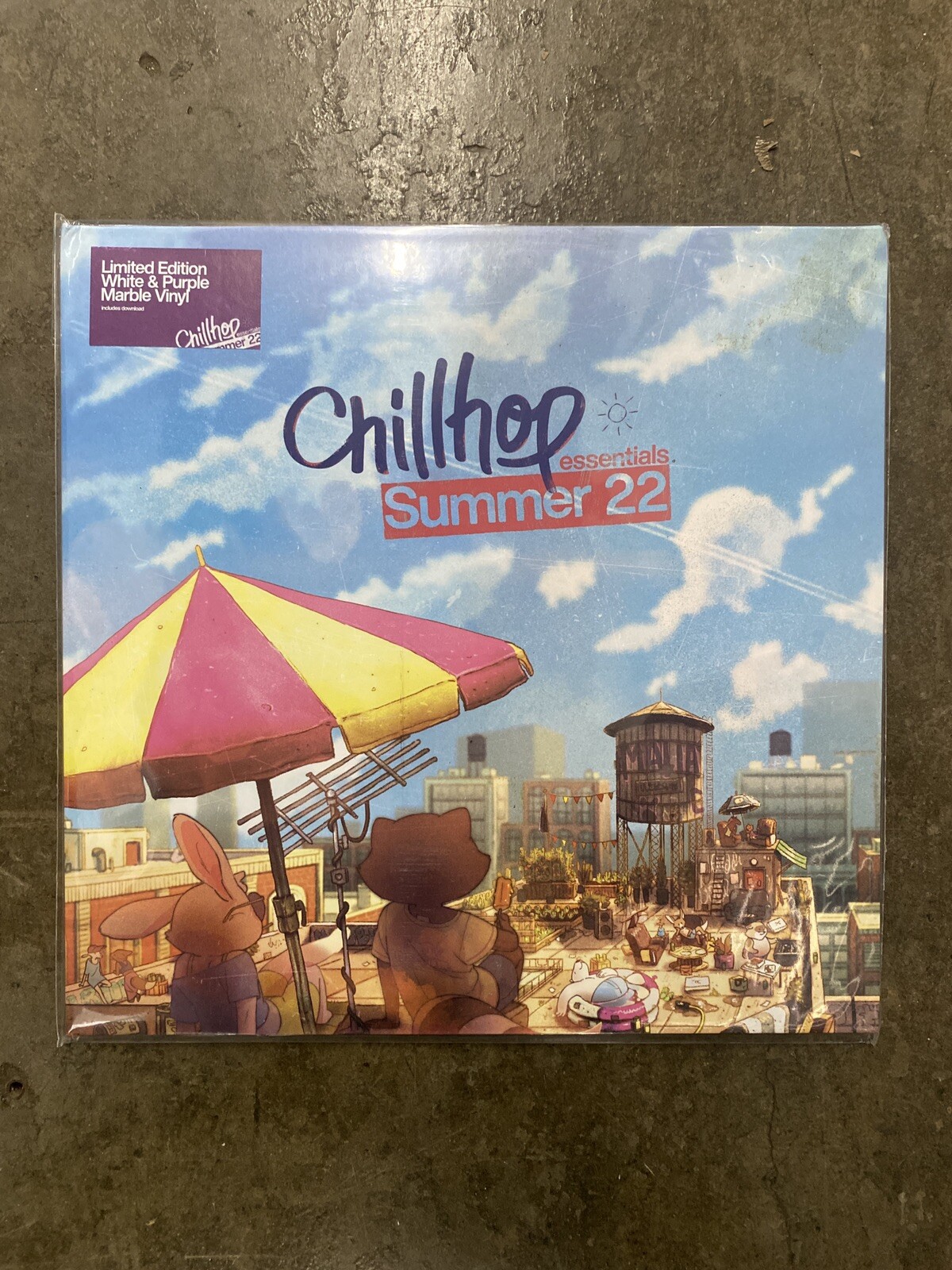 Various Artists Chillhop Essentials Summer ’22 White Purple Colored Vinyl LE200