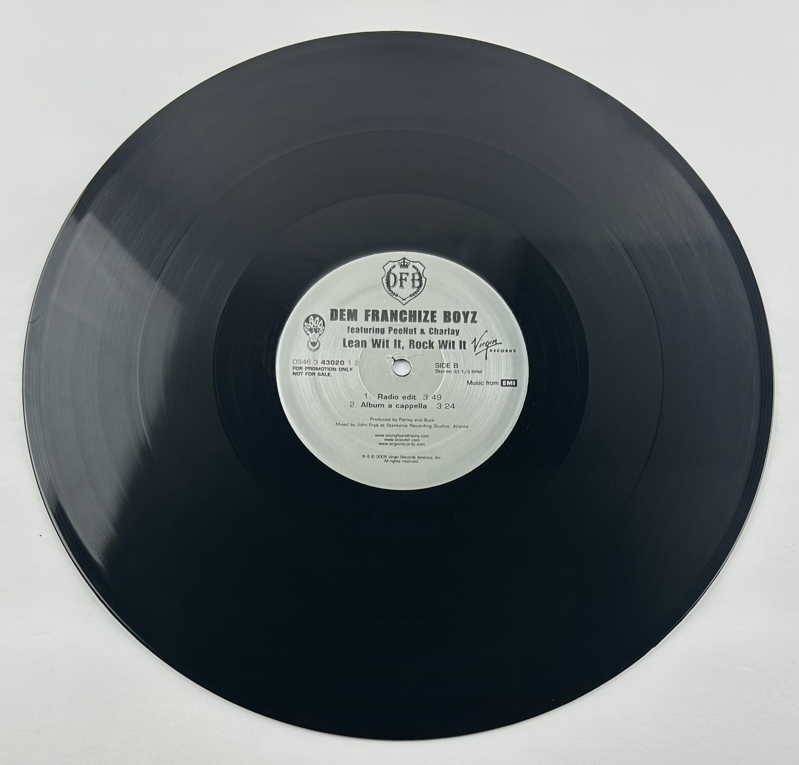 Dem Franchize Boyz – Lean Wit It, Rock Wit It 2006 Unplayed 12” Vinyl Record NM