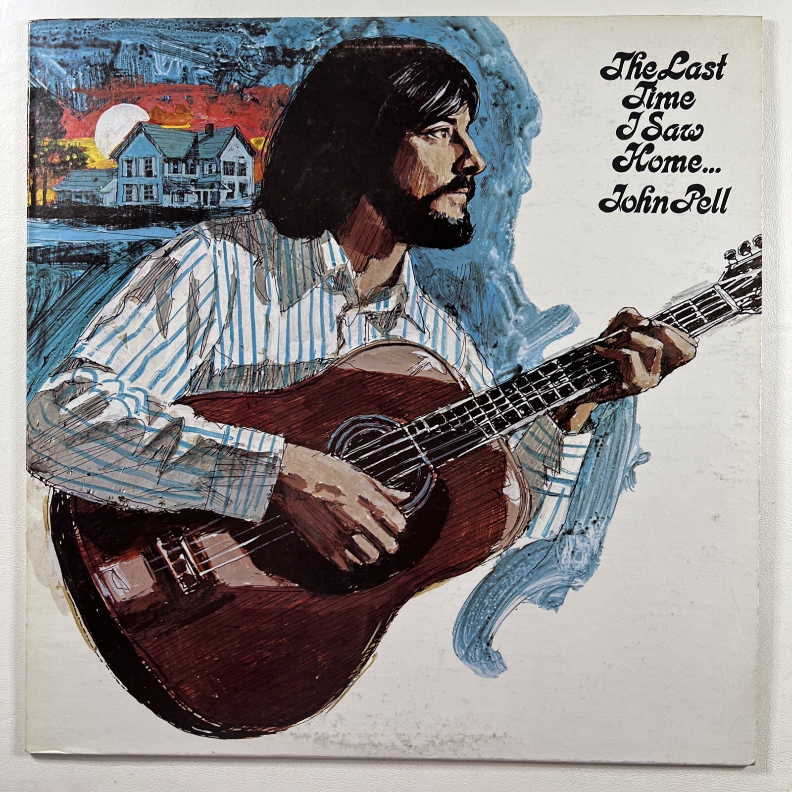 JOHN PELL “The Last Time I Saw Home” LP/Wintersong WS-1001 (EX)