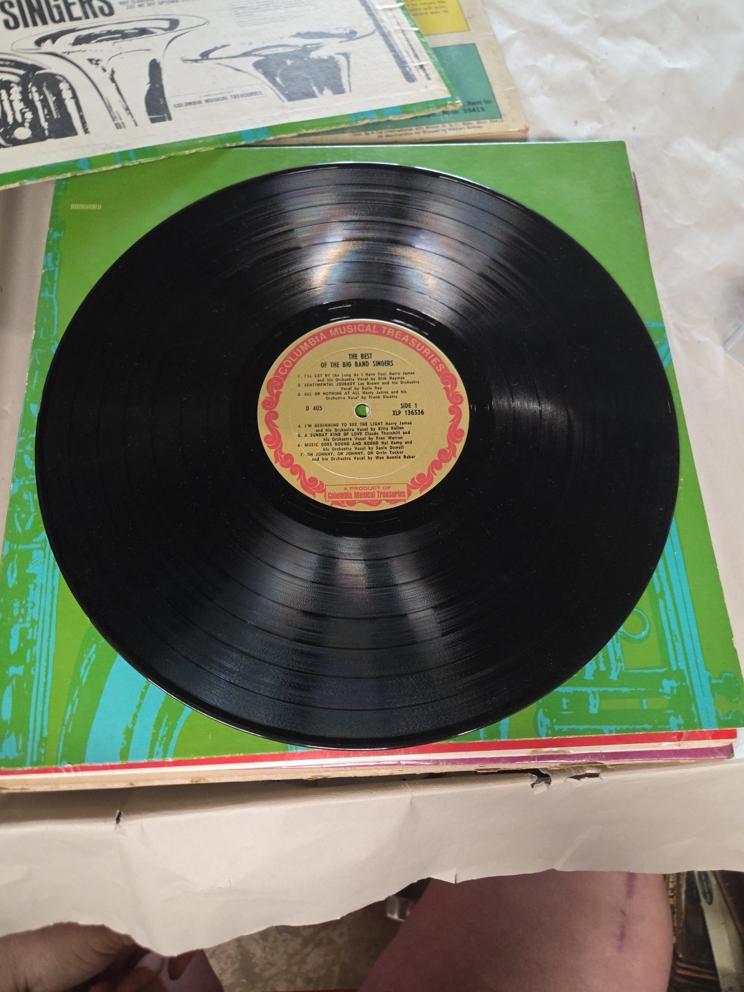 The Best Of The Big Band Singers Record Album Vinyl Various Artists GOOD